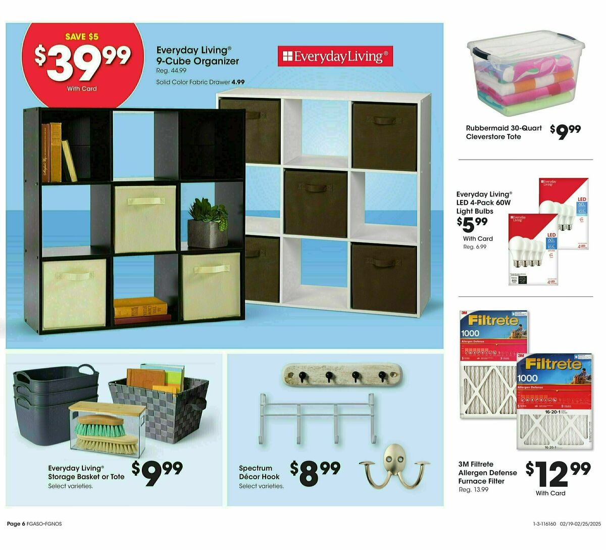 Fred Meyer Home & Apparel Weekly Ad from February 19