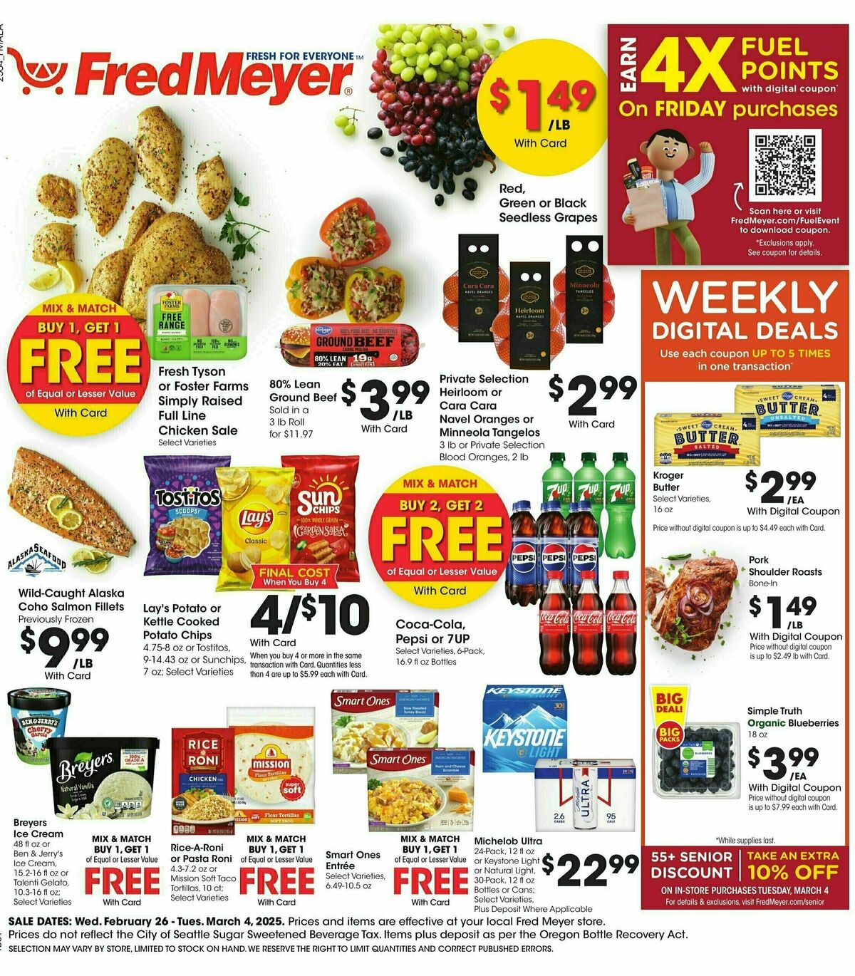 Fred Meyer Weekly Ad from February 26