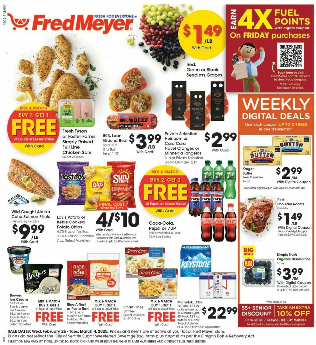 Fred Meyer Weekly Ad from February 26