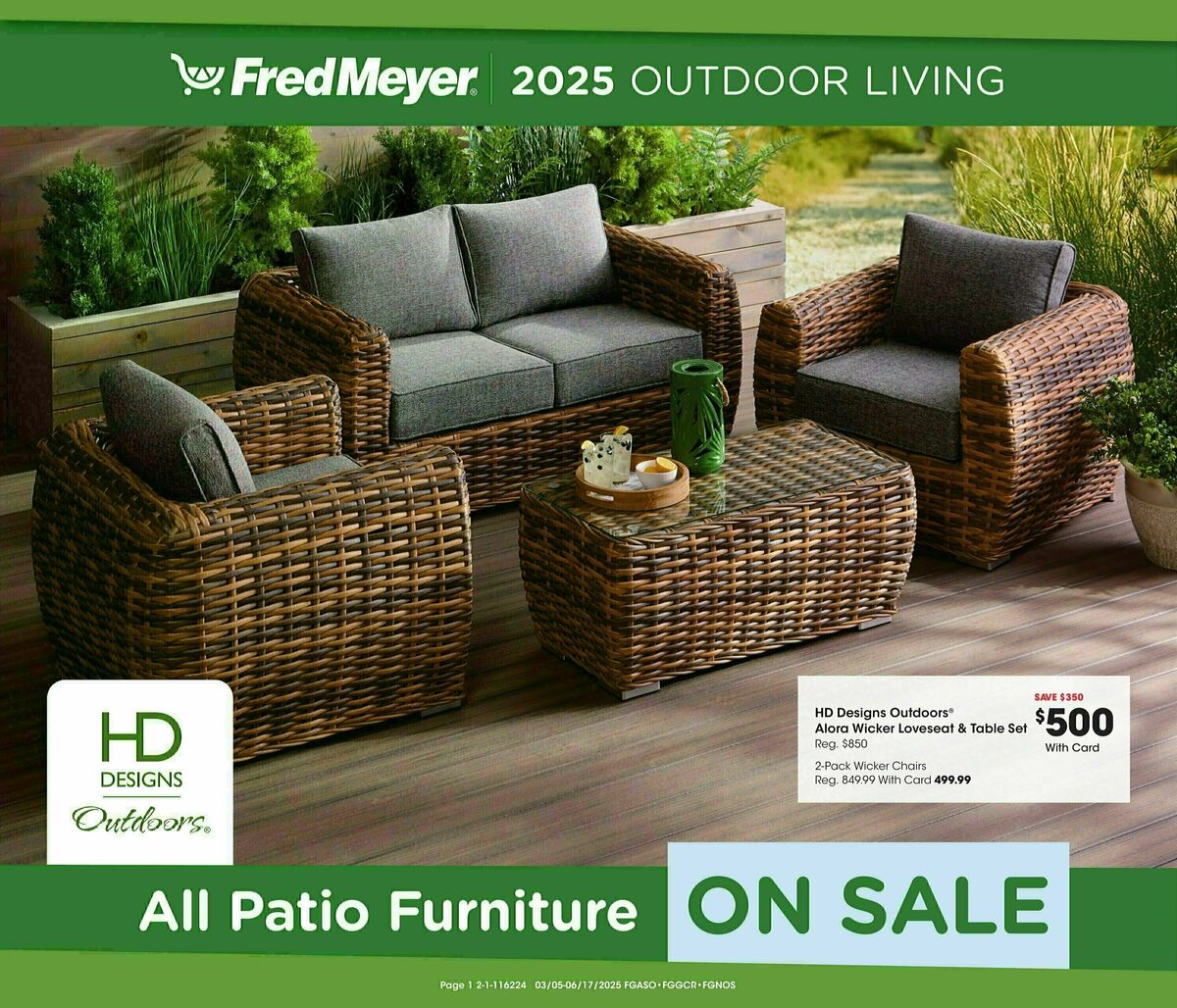 Fred Meyer Outdoor Living Weekly Ad from March 5