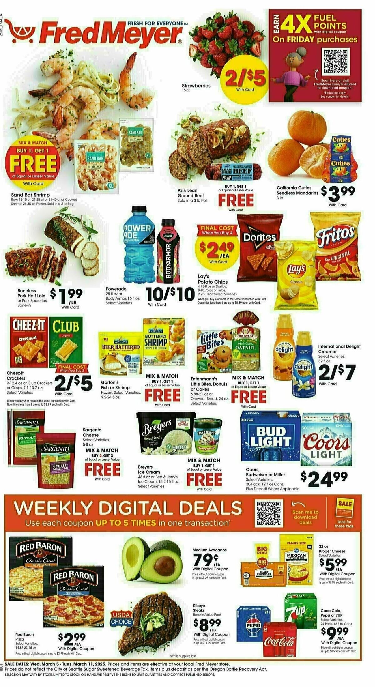 Fred Meyer Weekly Ad from March 5
