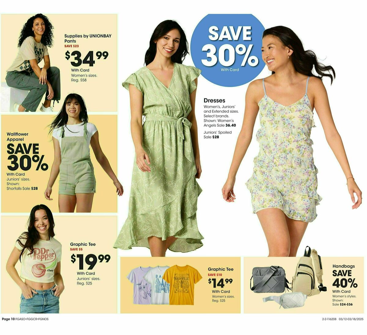 Fred Meyer Home & Apparel Weekly Ad from March 12