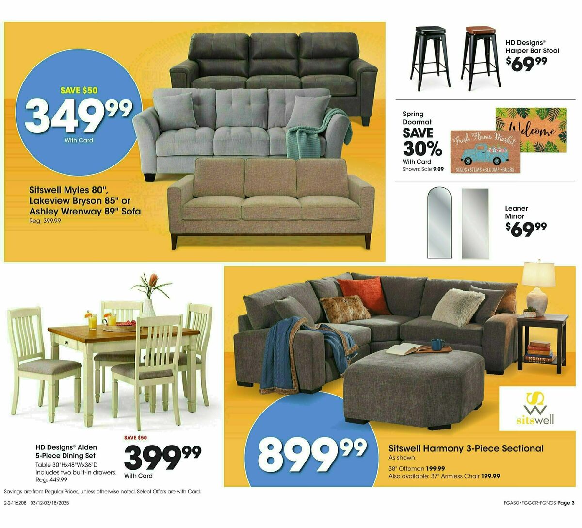 Fred Meyer Home & Apparel Weekly Ad from March 12