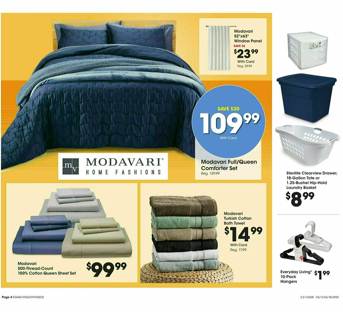 Fred Meyer Home & Apparel Weekly Ad from March 12