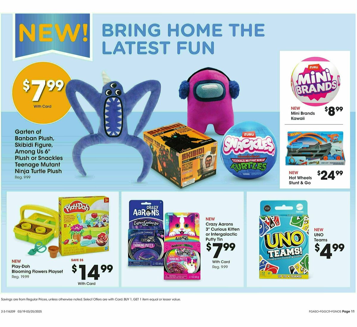 Fred Meyer General Merchandise Weekly Ad from March 19