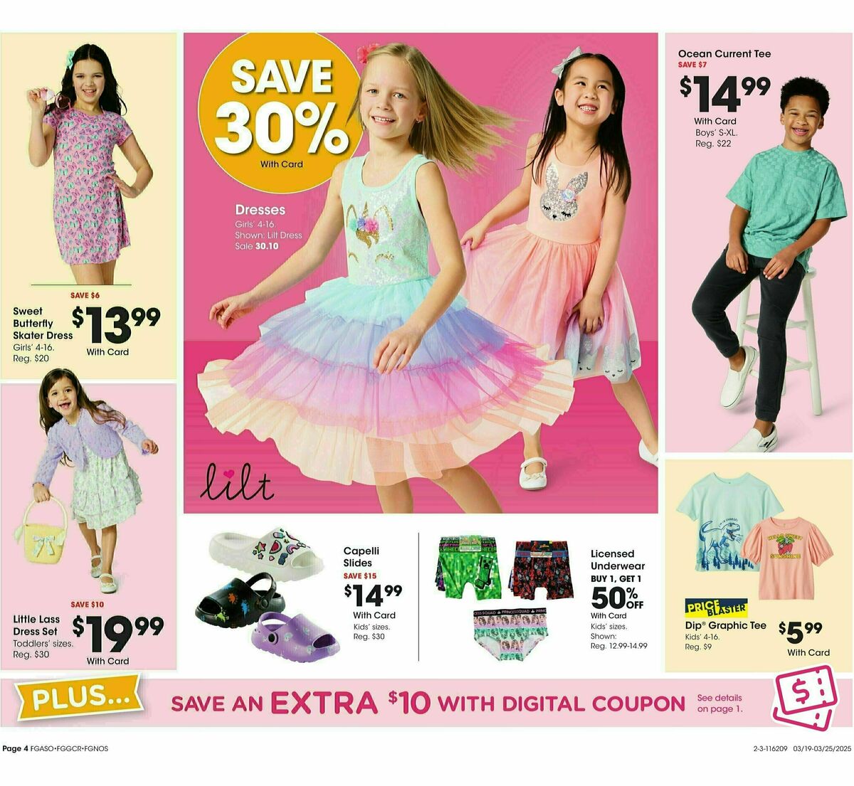Fred Meyer General Merchandise Weekly Ad from March 19
