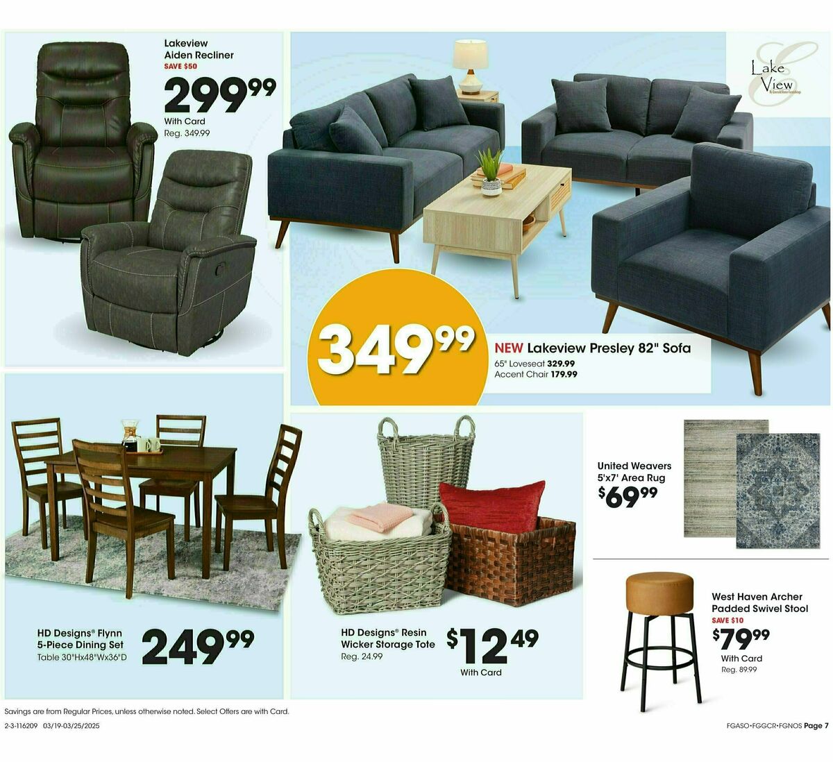 Fred Meyer General Merchandise Weekly Ad from March 19