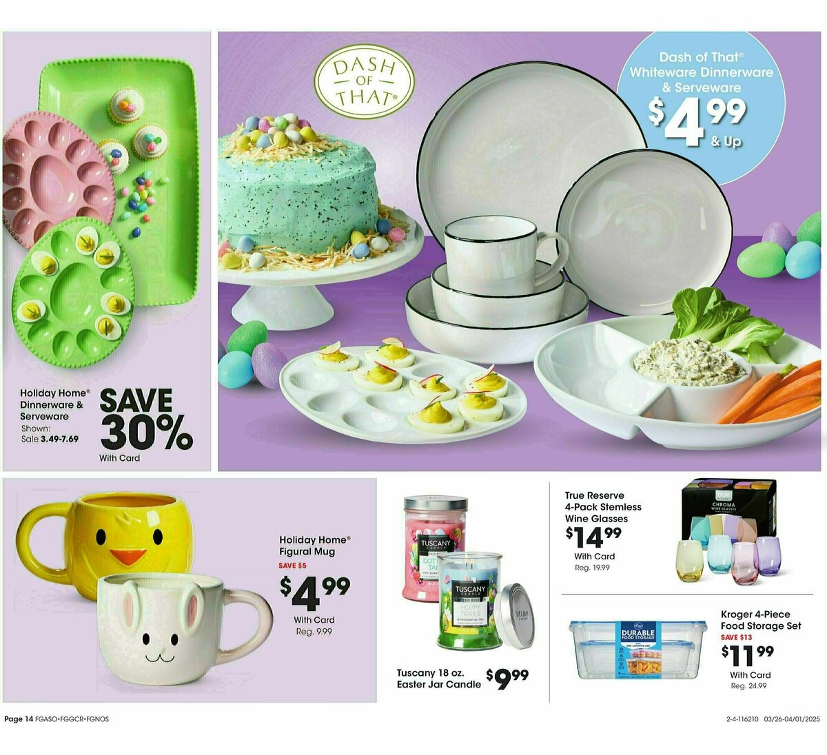 Fred Meyer Home & Apparel Weekly Ad from March 26