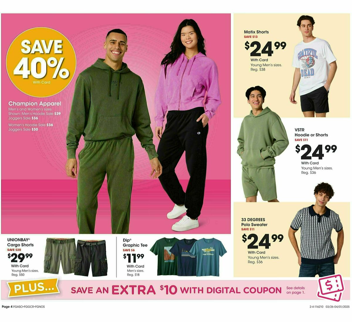 Fred Meyer Home & Apparel Weekly Ad from March 26