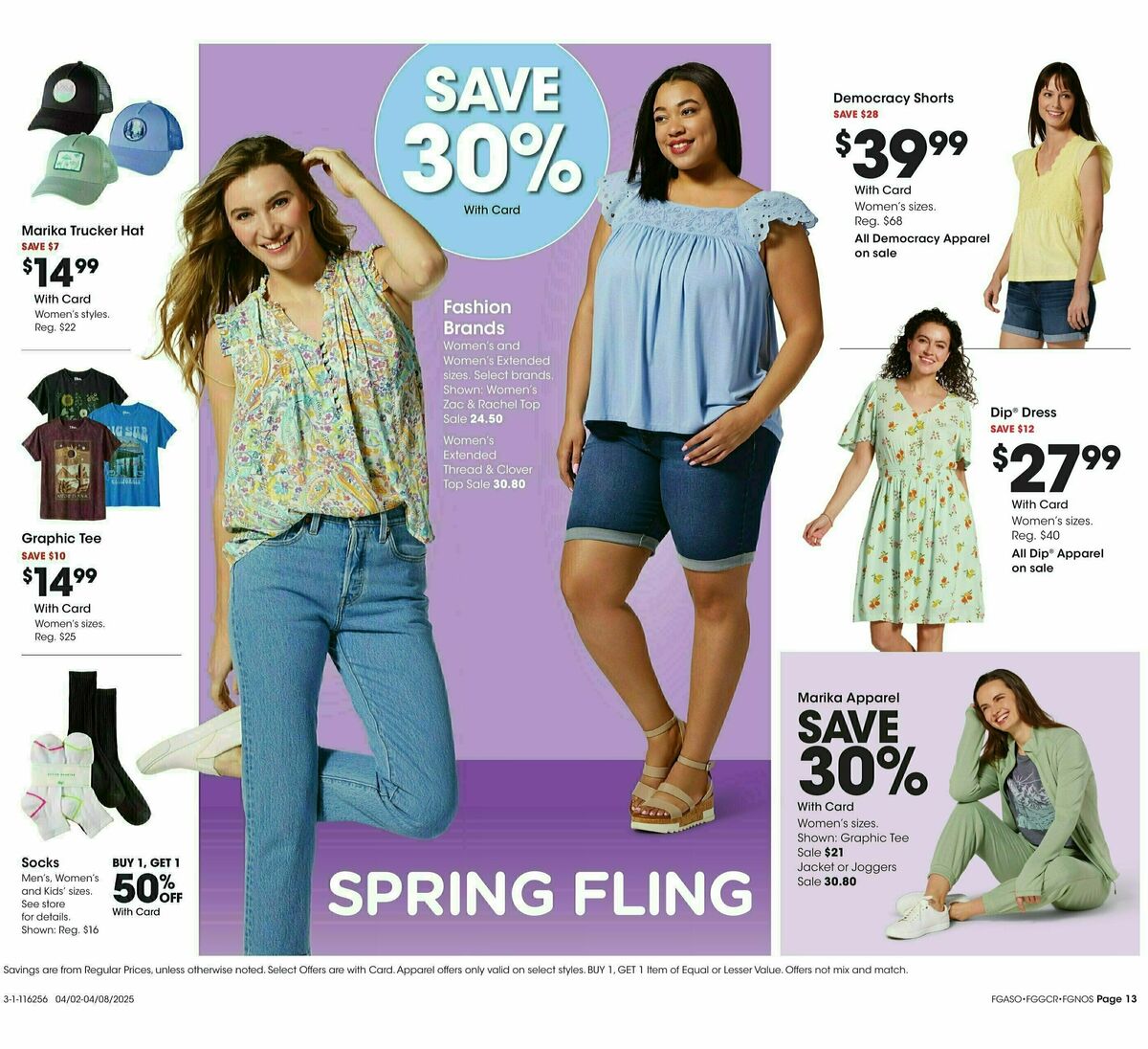 Fred Meyer Home & Apparel Weekly Ad from April 2