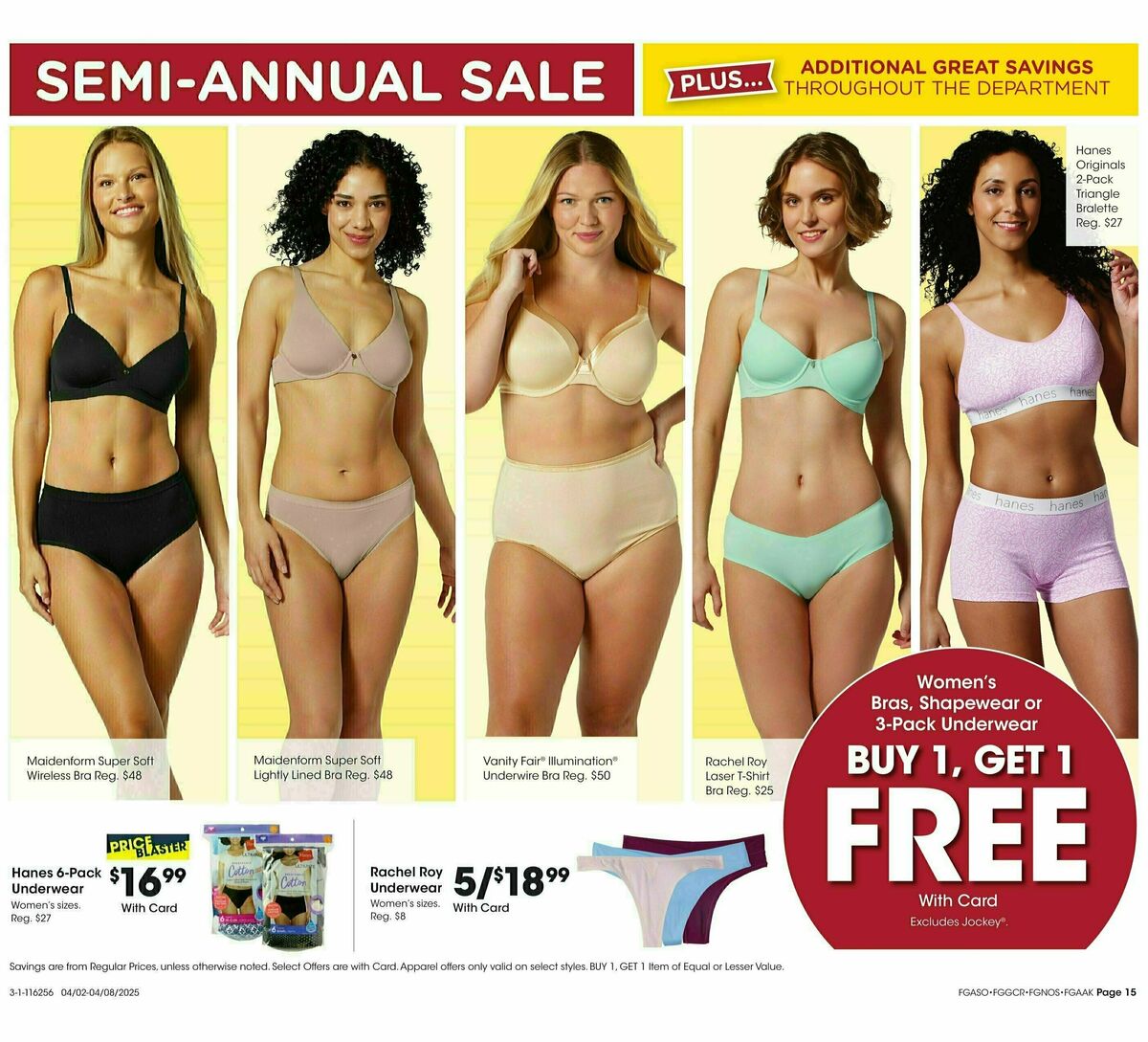 Fred Meyer Home & Apparel Weekly Ad from April 2