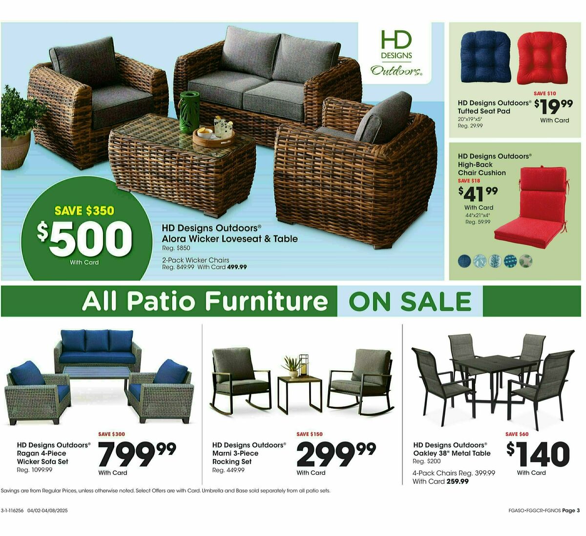 Fred Meyer Home & Apparel Weekly Ad from April 2