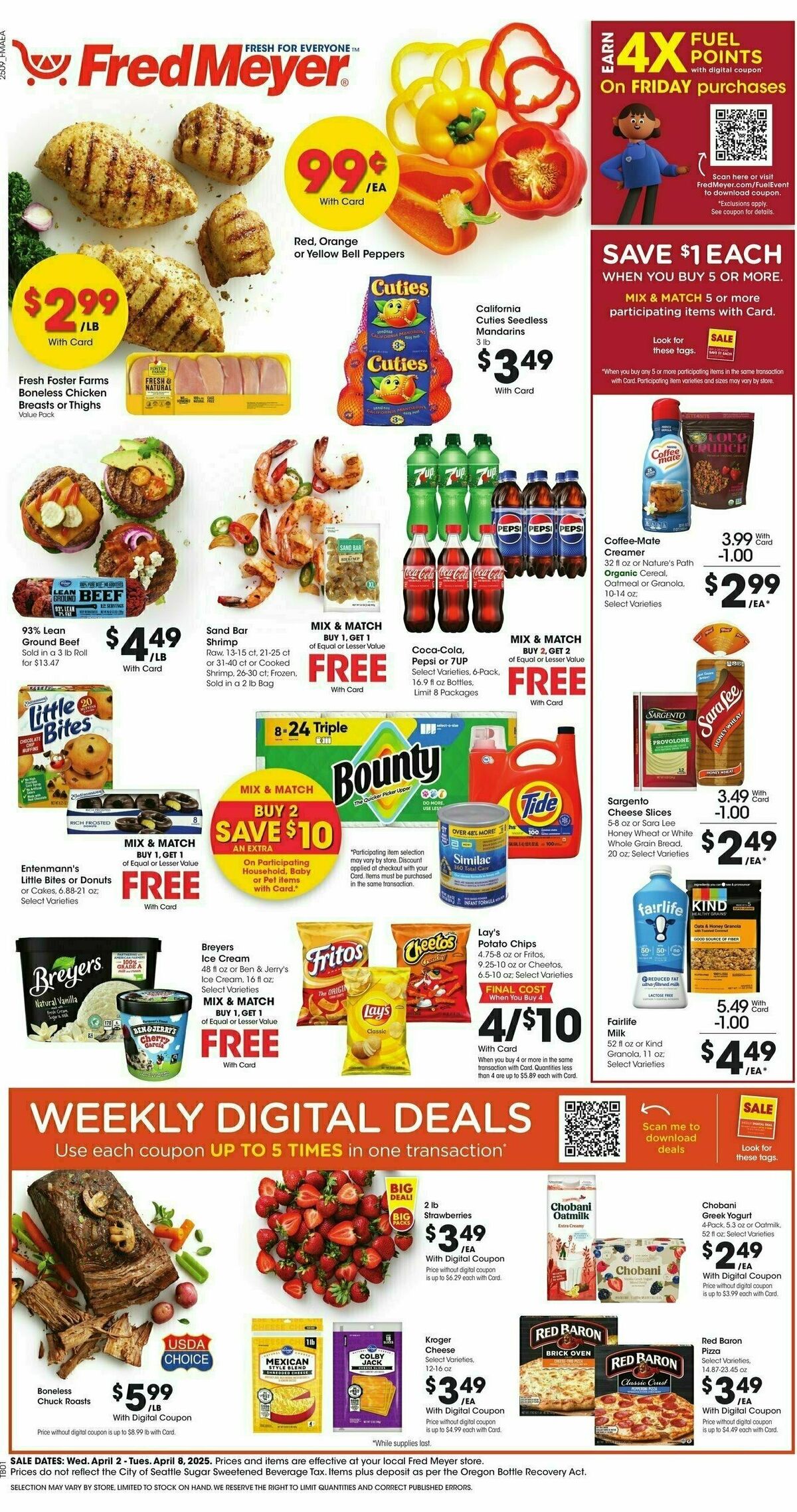 Fred Meyer Weekly Ad from April 2