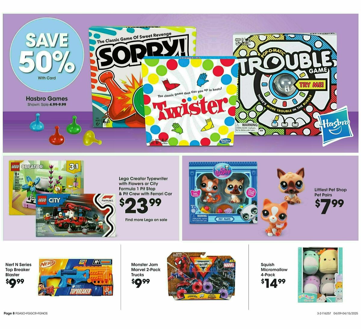 Fred Meyer Home & Apparel Weekly Ad from April 9