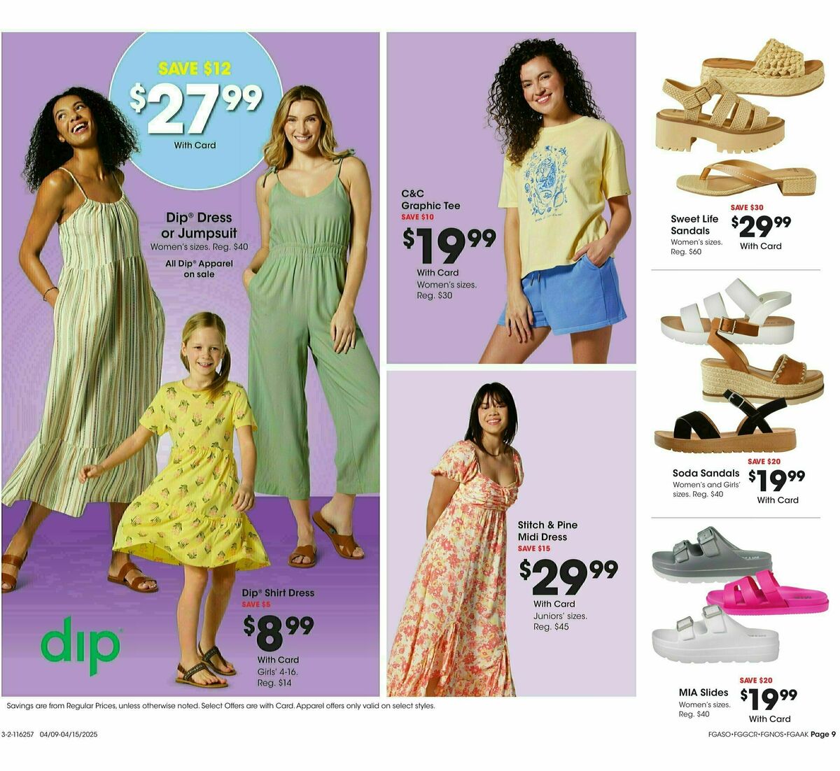 Fred Meyer Home & Apparel Weekly Ad from April 9