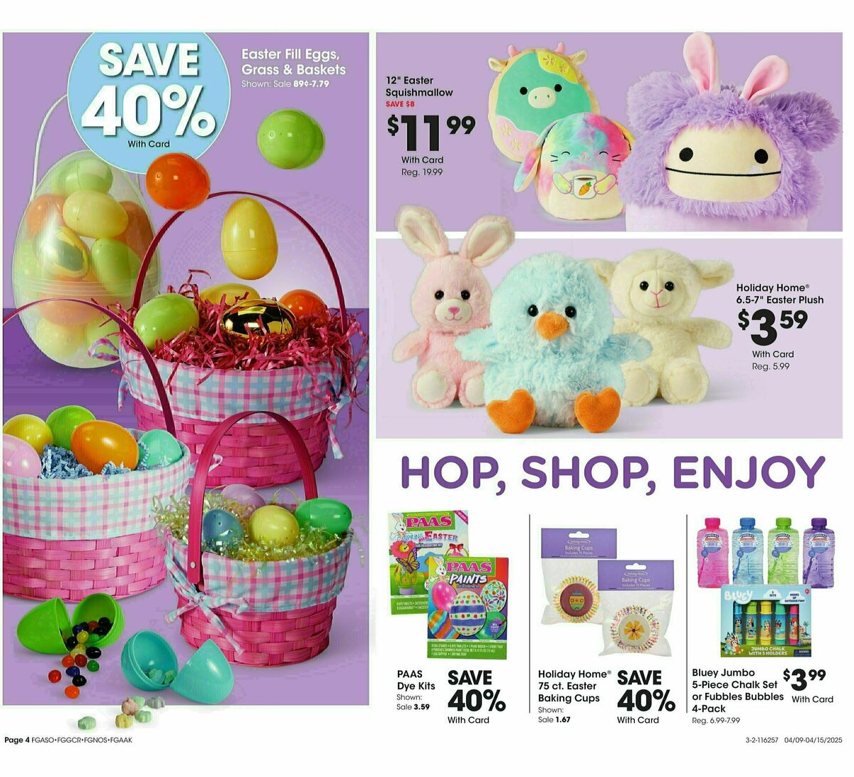 Fred Meyer Home & Apparel Weekly Ad from April 9
