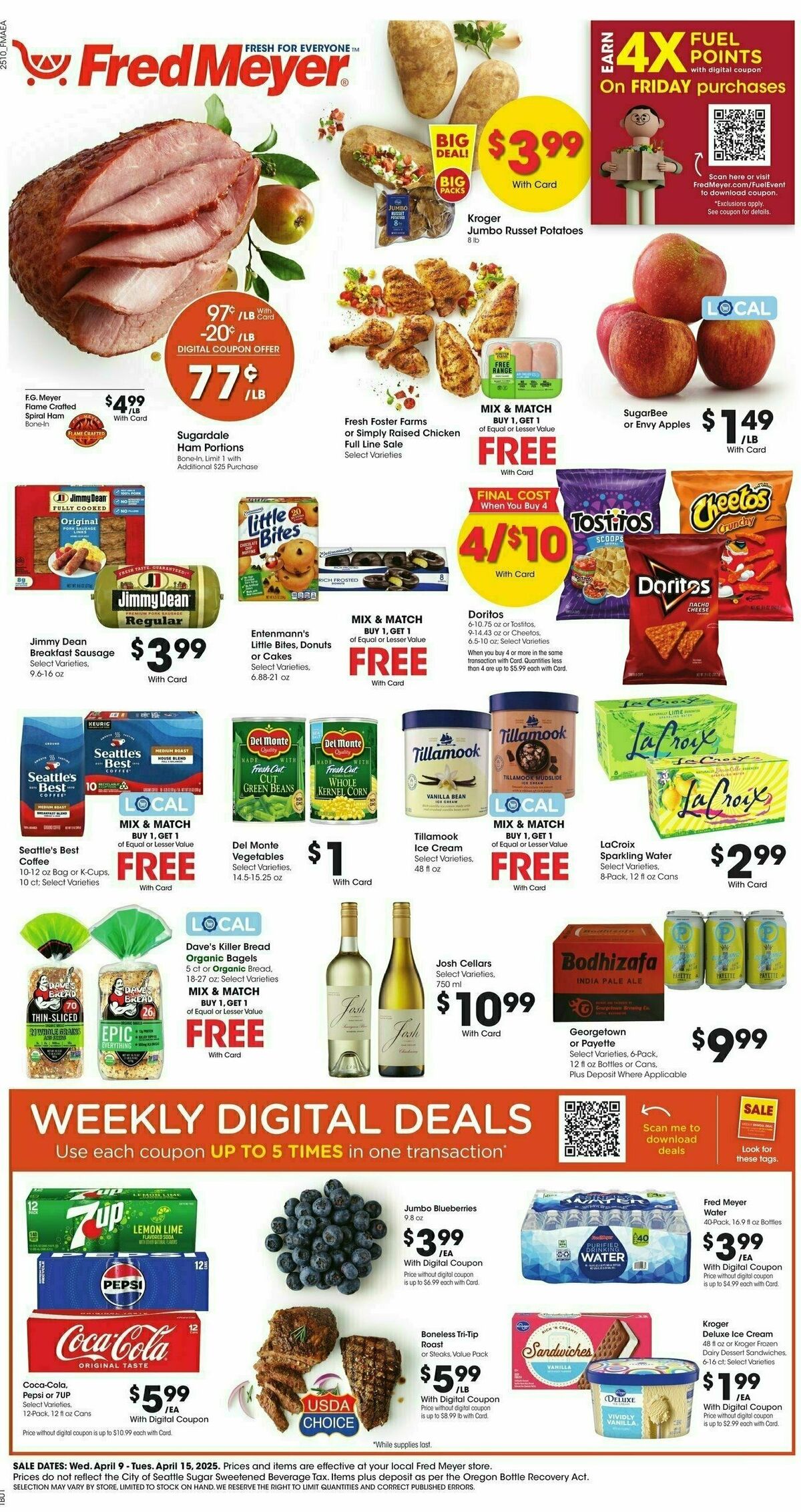 Fred Meyer Weekly Ad from April 9