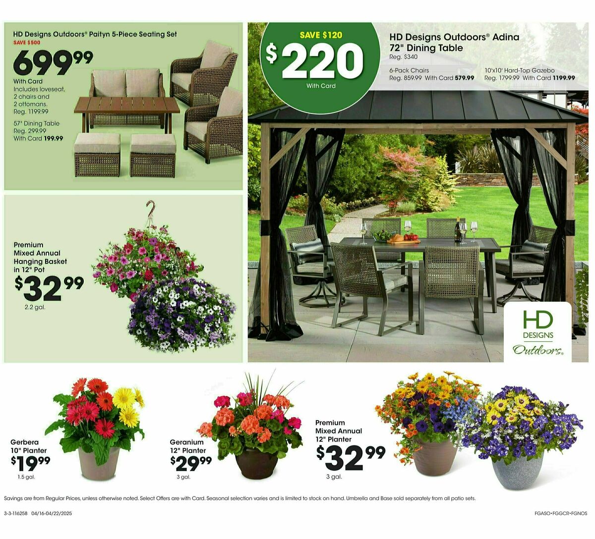 Fred Meyer Home & Apparel Weekly Ad from April 16