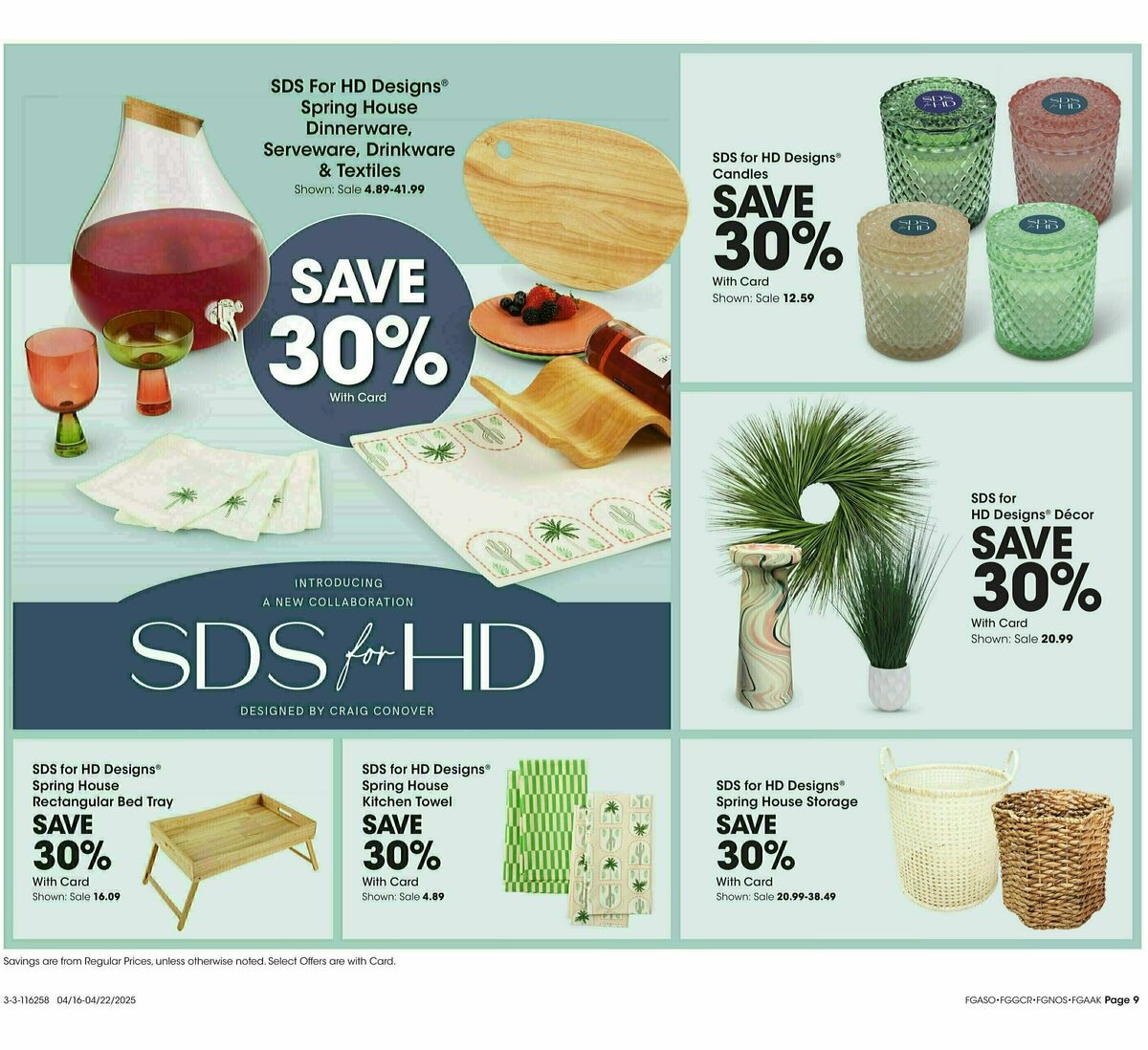 Fred Meyer Home & Apparel Weekly Ad from April 16