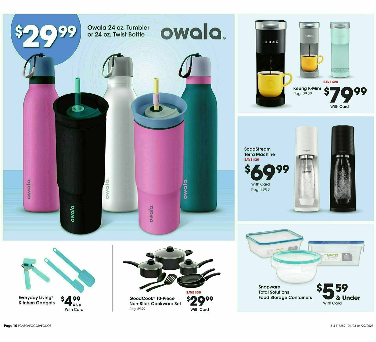 Fred Meyer Home & Apparel Weekly Ad from April 23