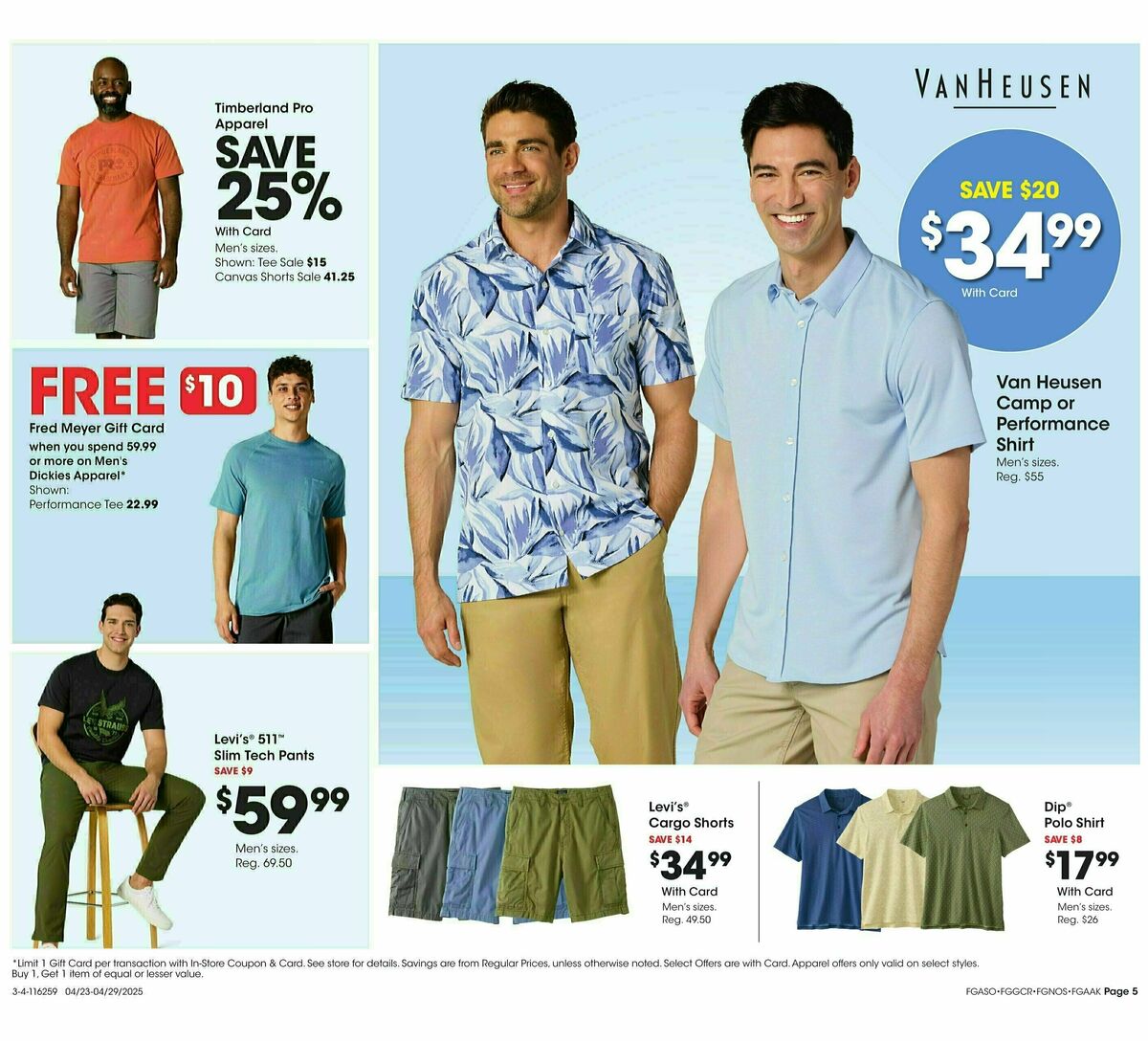 Fred Meyer Home & Apparel Weekly Ad from April 23
