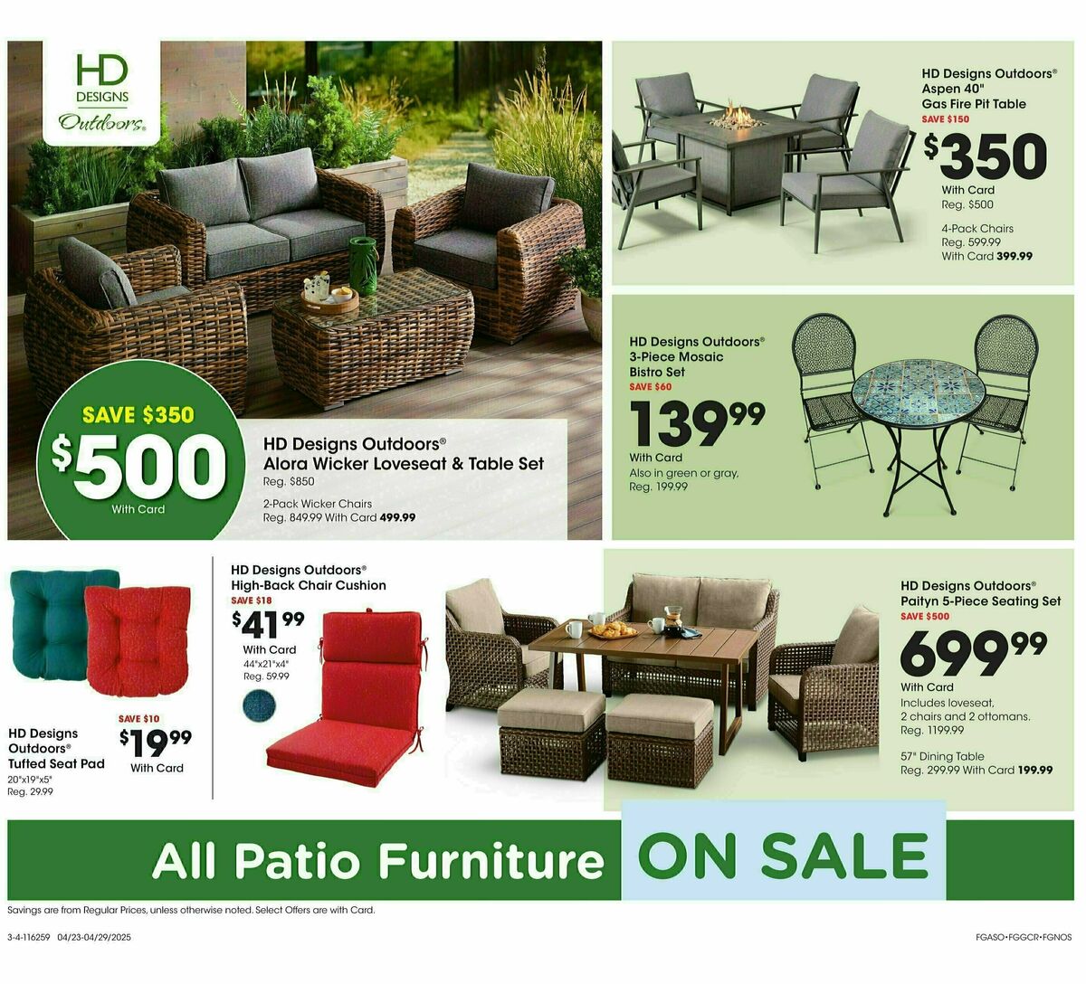 Fred Meyer Home & Apparel Weekly Ad from April 23