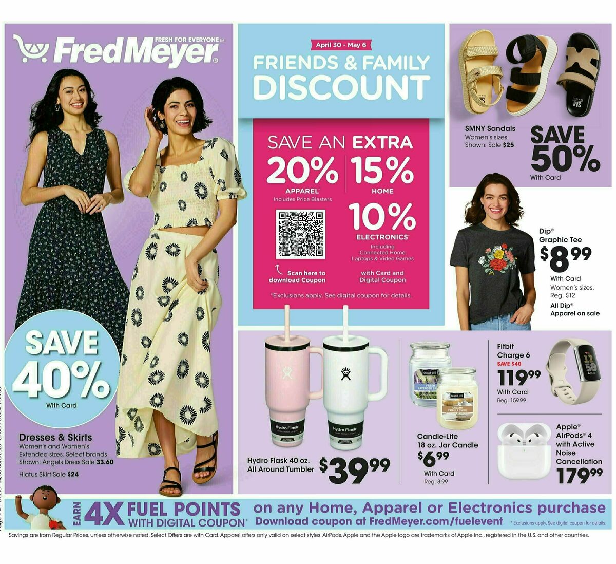 Fred Meyer Home & Apparel Weekly Ad from April 30