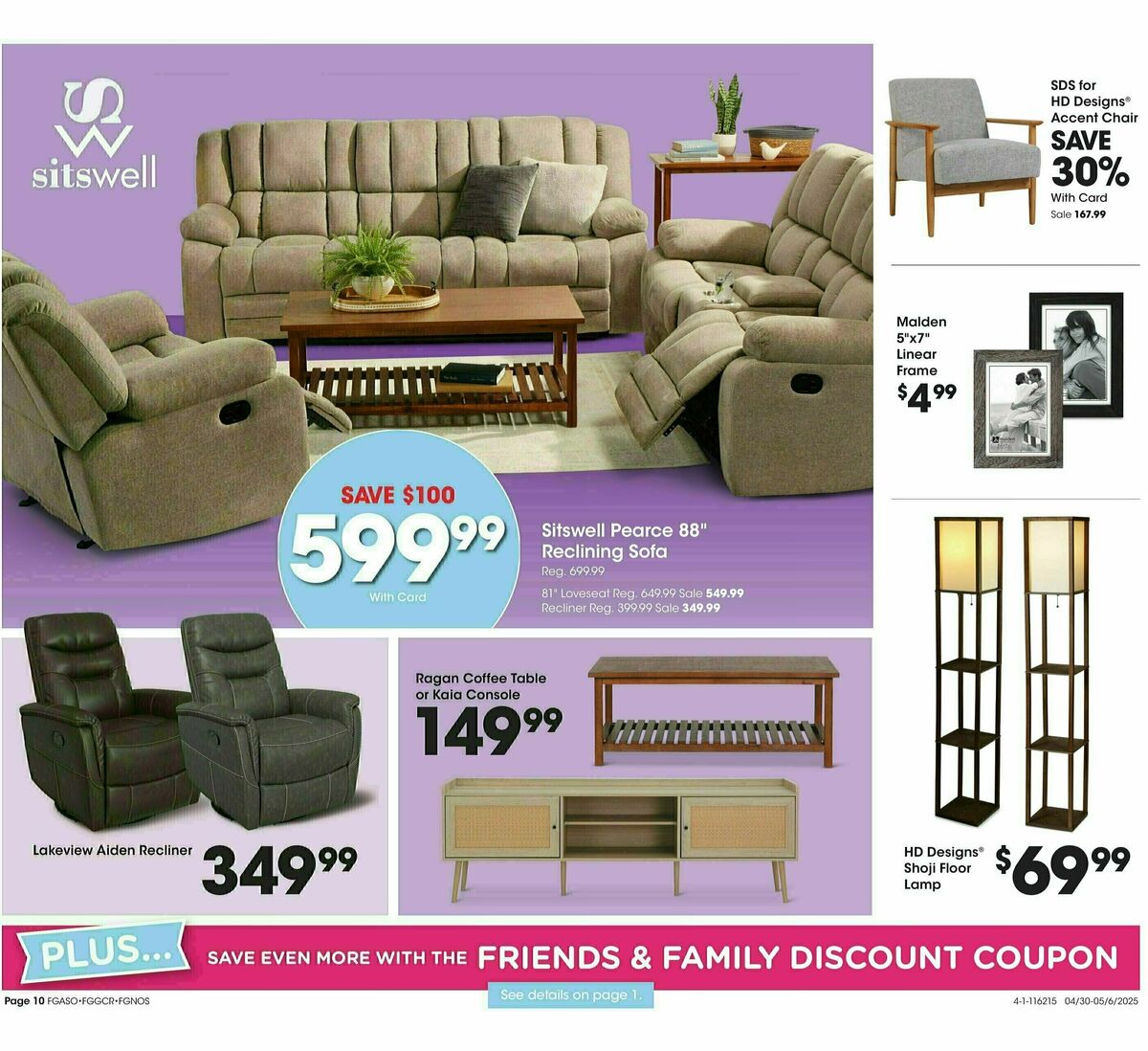 Fred Meyer Home & Apparel Weekly Ad from April 30