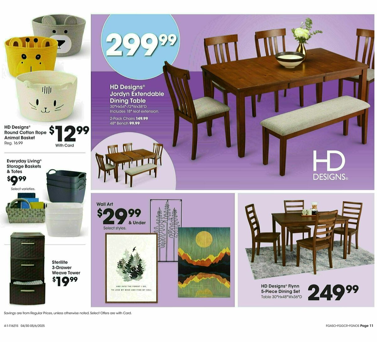 Fred Meyer Home & Apparel Weekly Ad from April 30