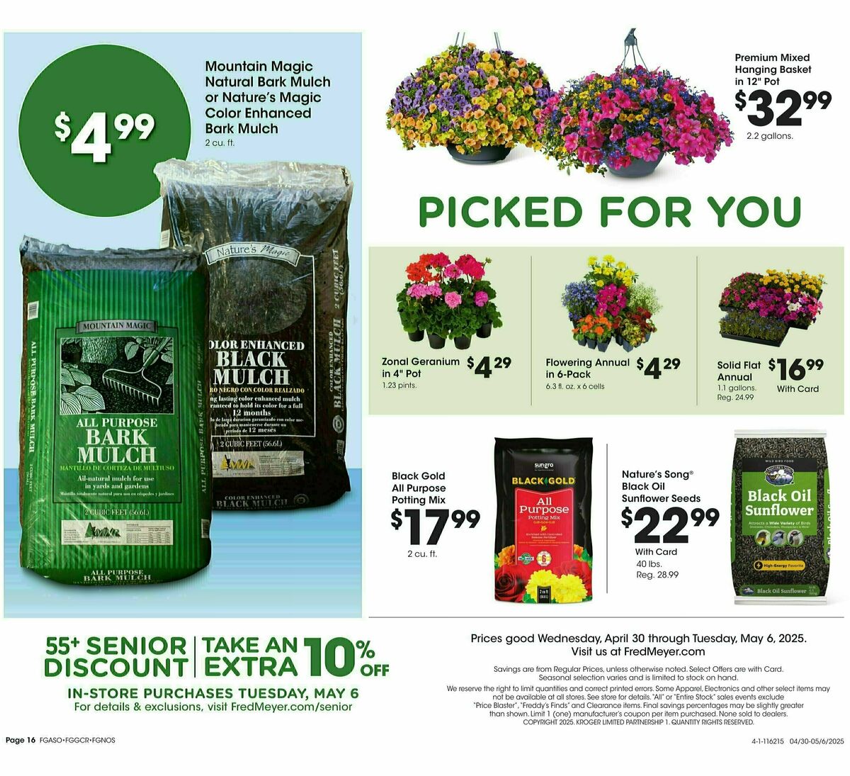 Fred Meyer Home & Apparel Weekly Ad from April 30