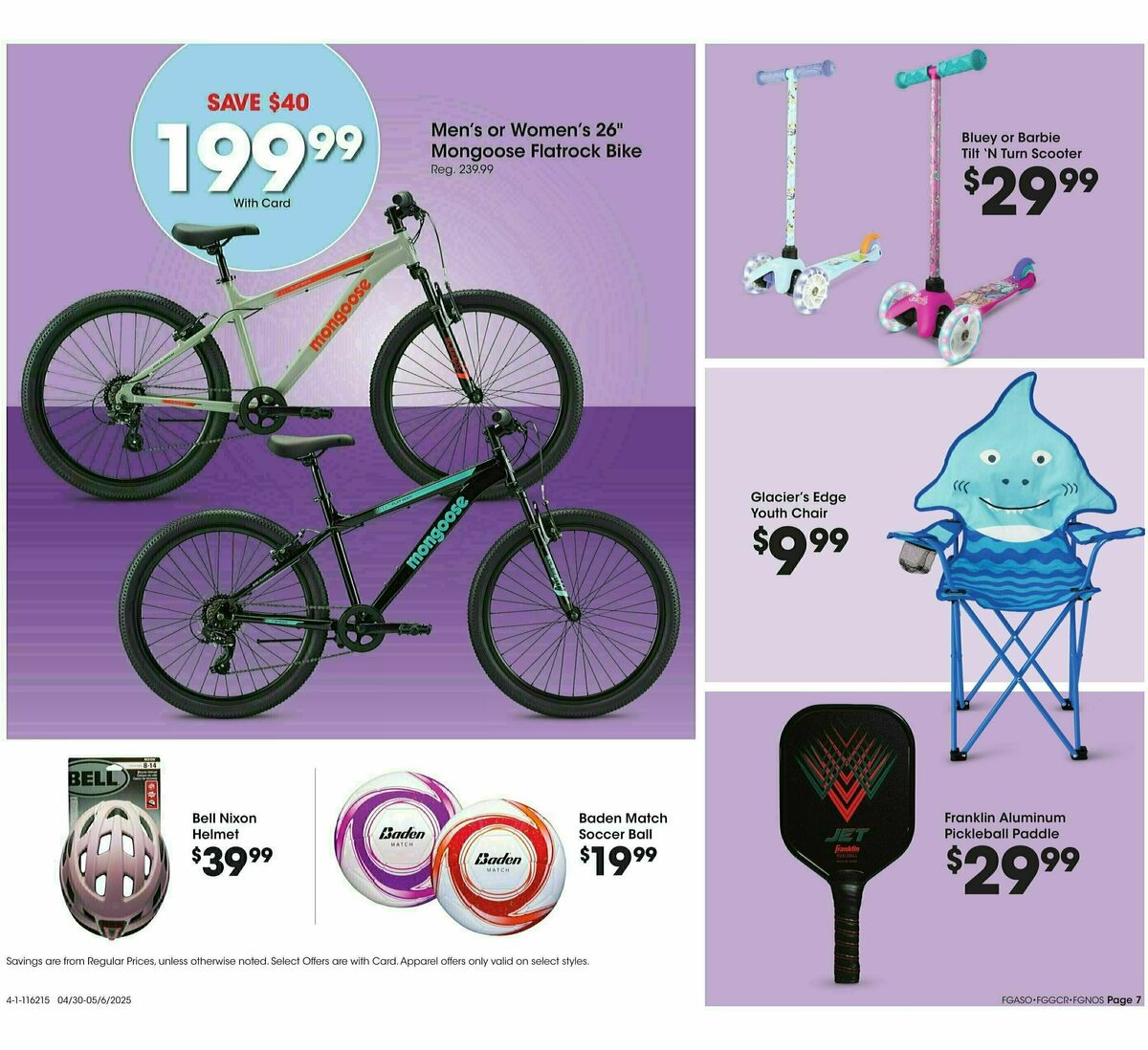Fred Meyer Home & Apparel Weekly Ad from April 30