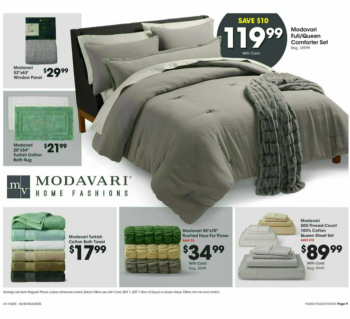 Fred Meyer Home & Apparel Weekly Ad from April 30