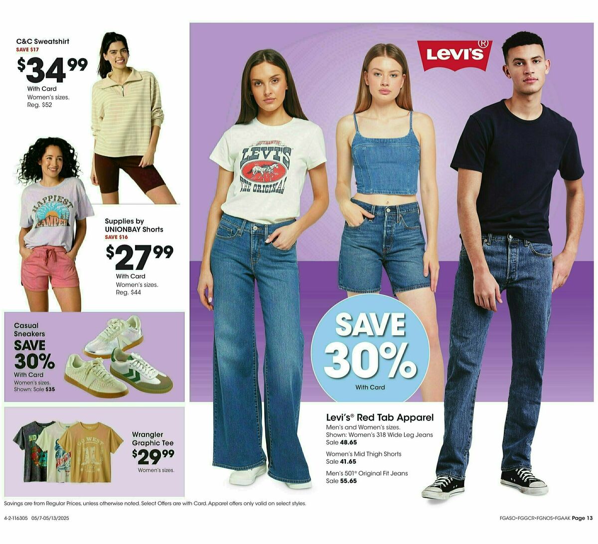 Fred Meyer Home & Apparel Weekly Ad from May 7