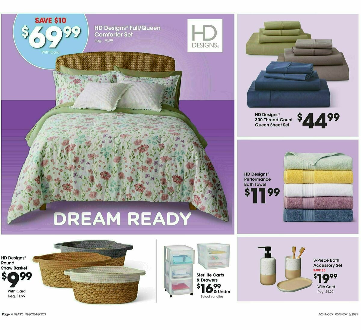 Fred Meyer Home & Apparel Weekly Ad from May 7