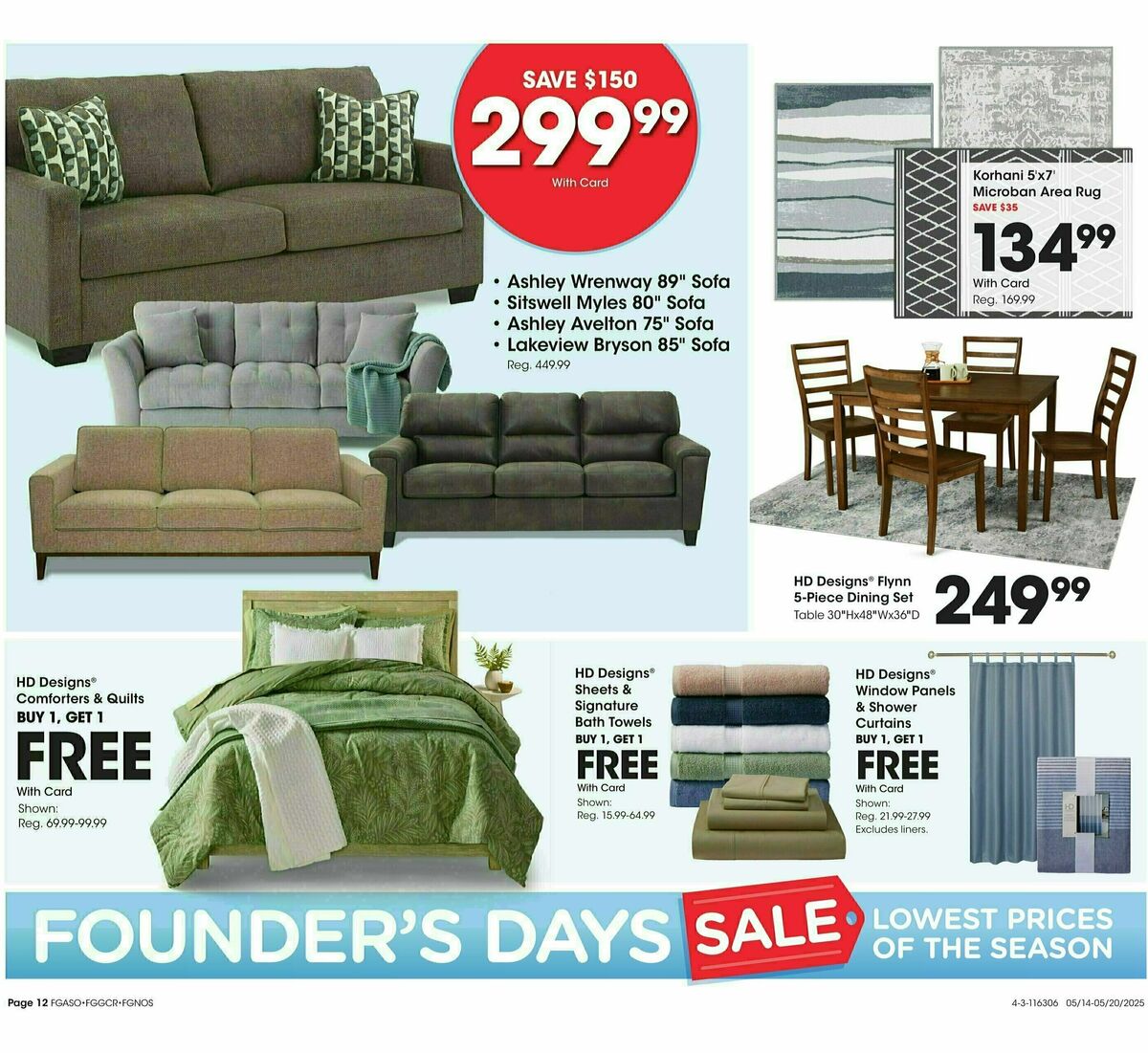 Fred Meyer Home & Apparel Weekly Ad from May 14