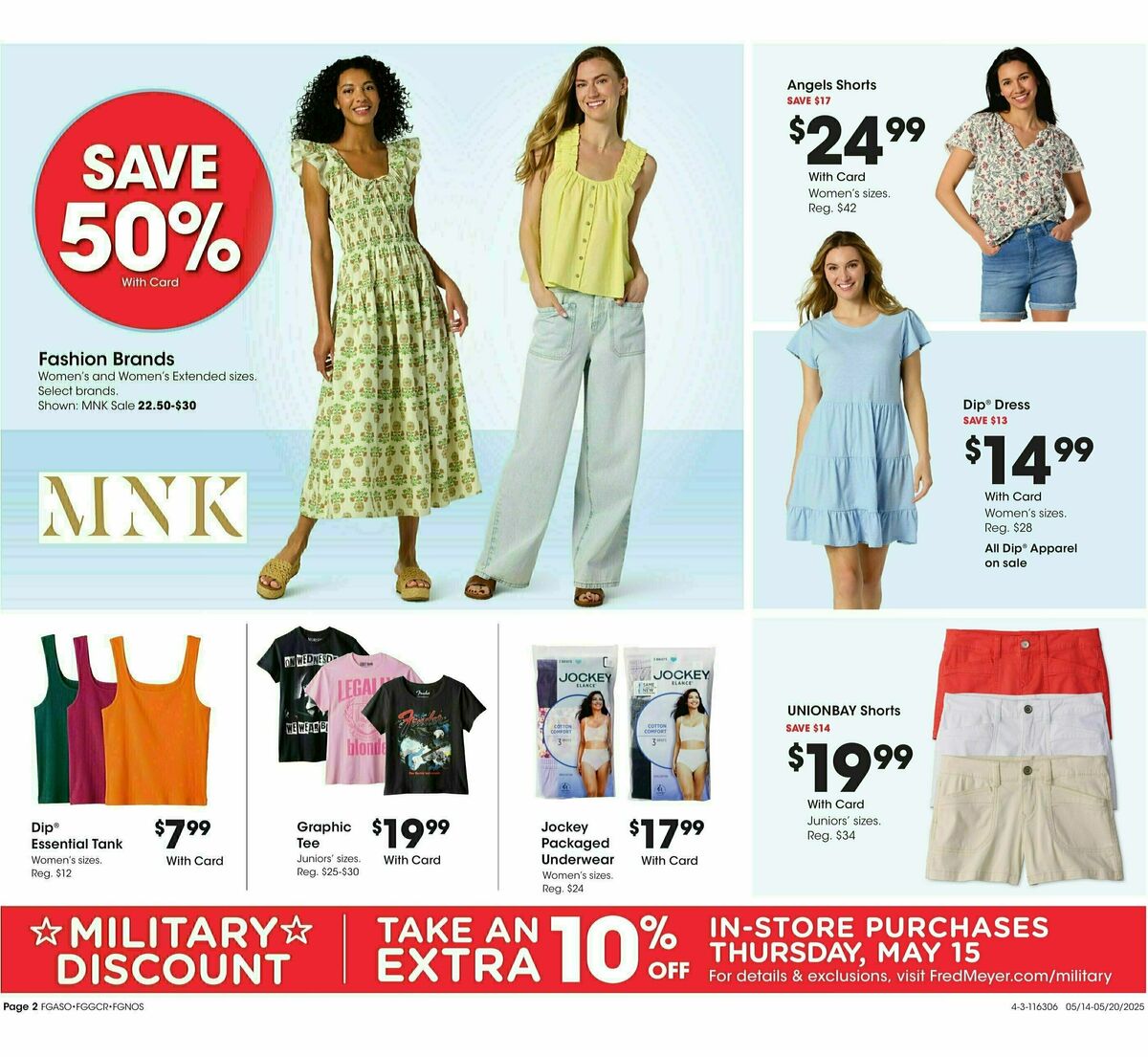 Fred Meyer Home & Apparel Weekly Ad from May 14