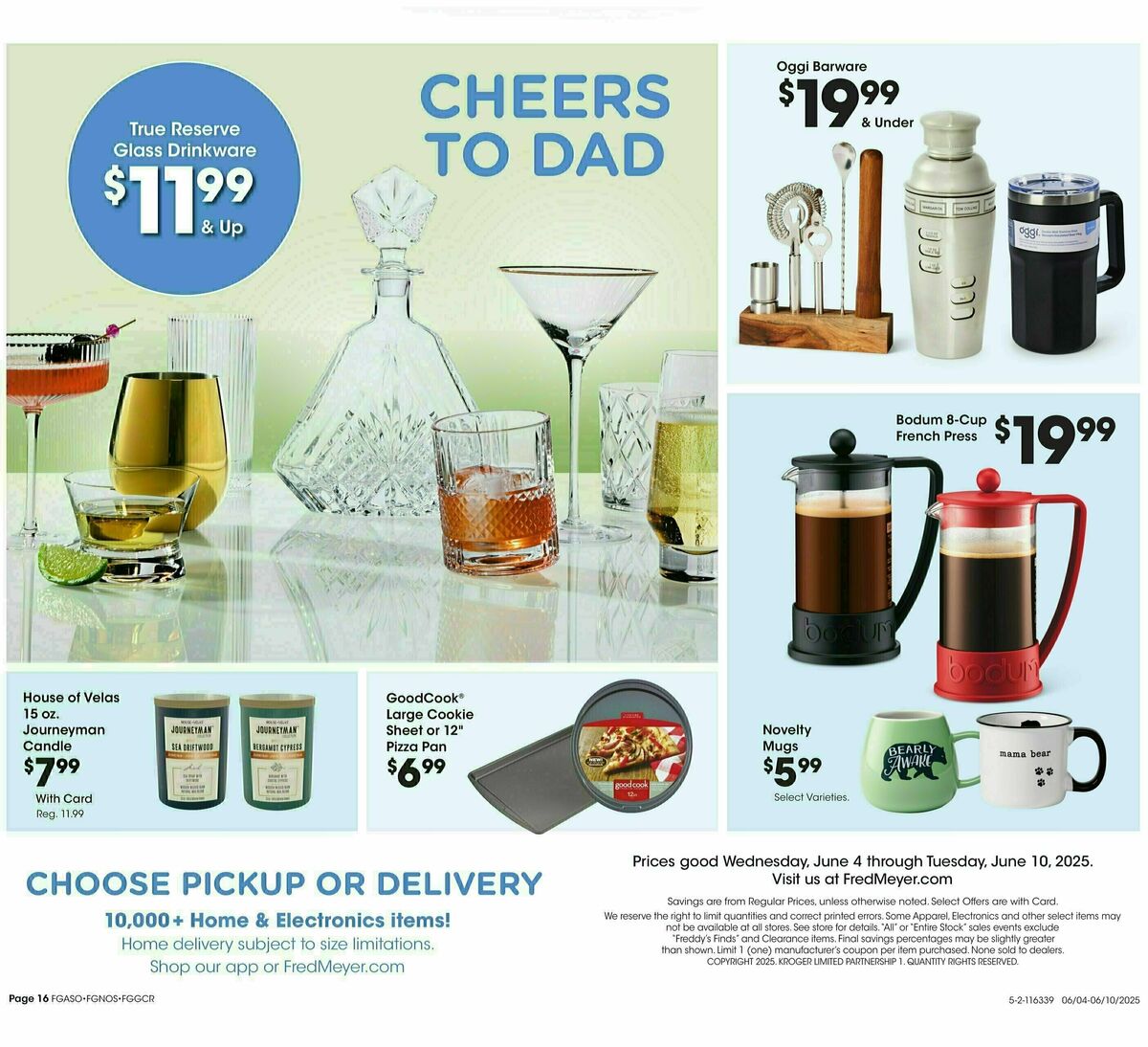 Fred Meyer Home & Apparel Weekly Ad from June 4