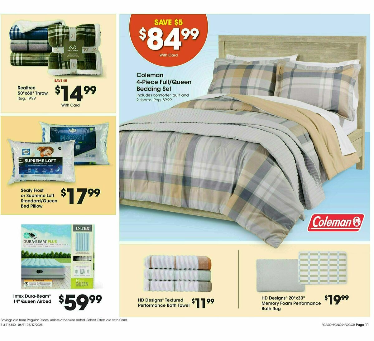 Fred Meyer Home & Apparel Weekly Ad from June 11