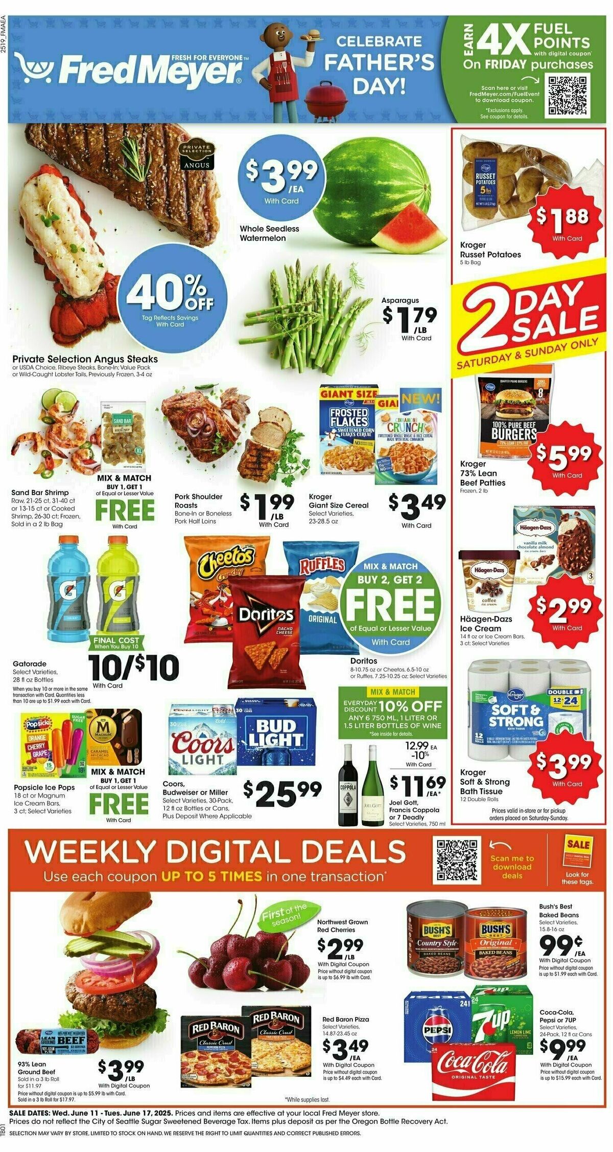 Fred Meyer Weekly Ad from June 11