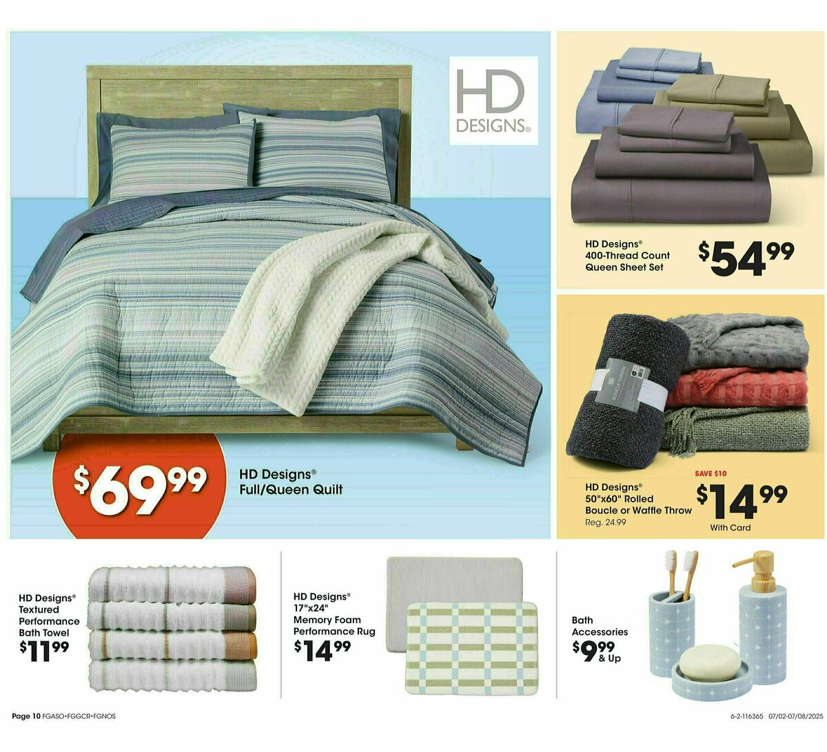 Fred Meyer Home & Apparel Weekly Ad from July 2