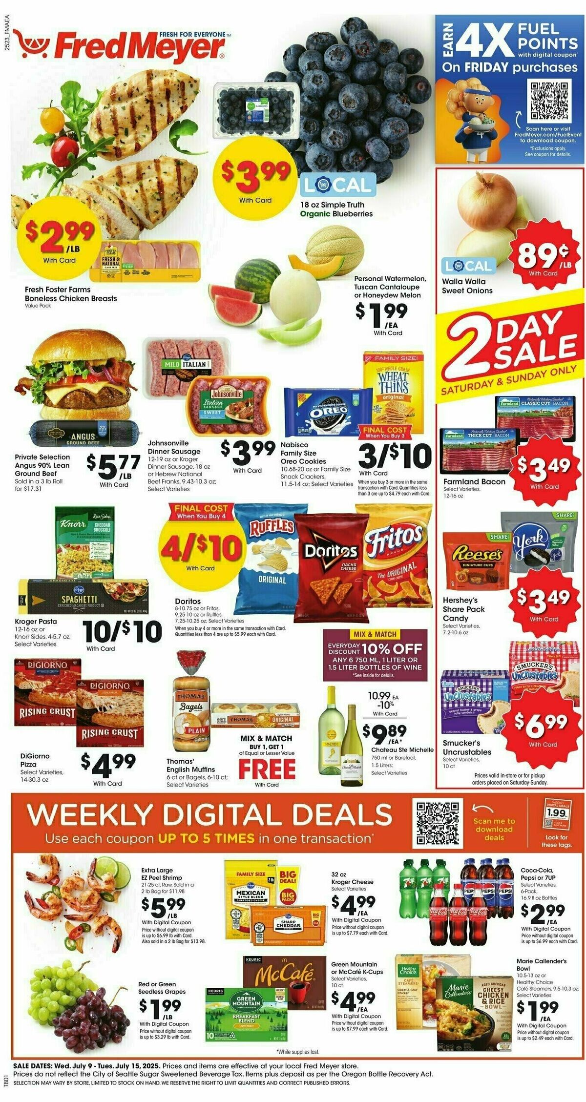 Fred Meyer Weekly Ad from July 9