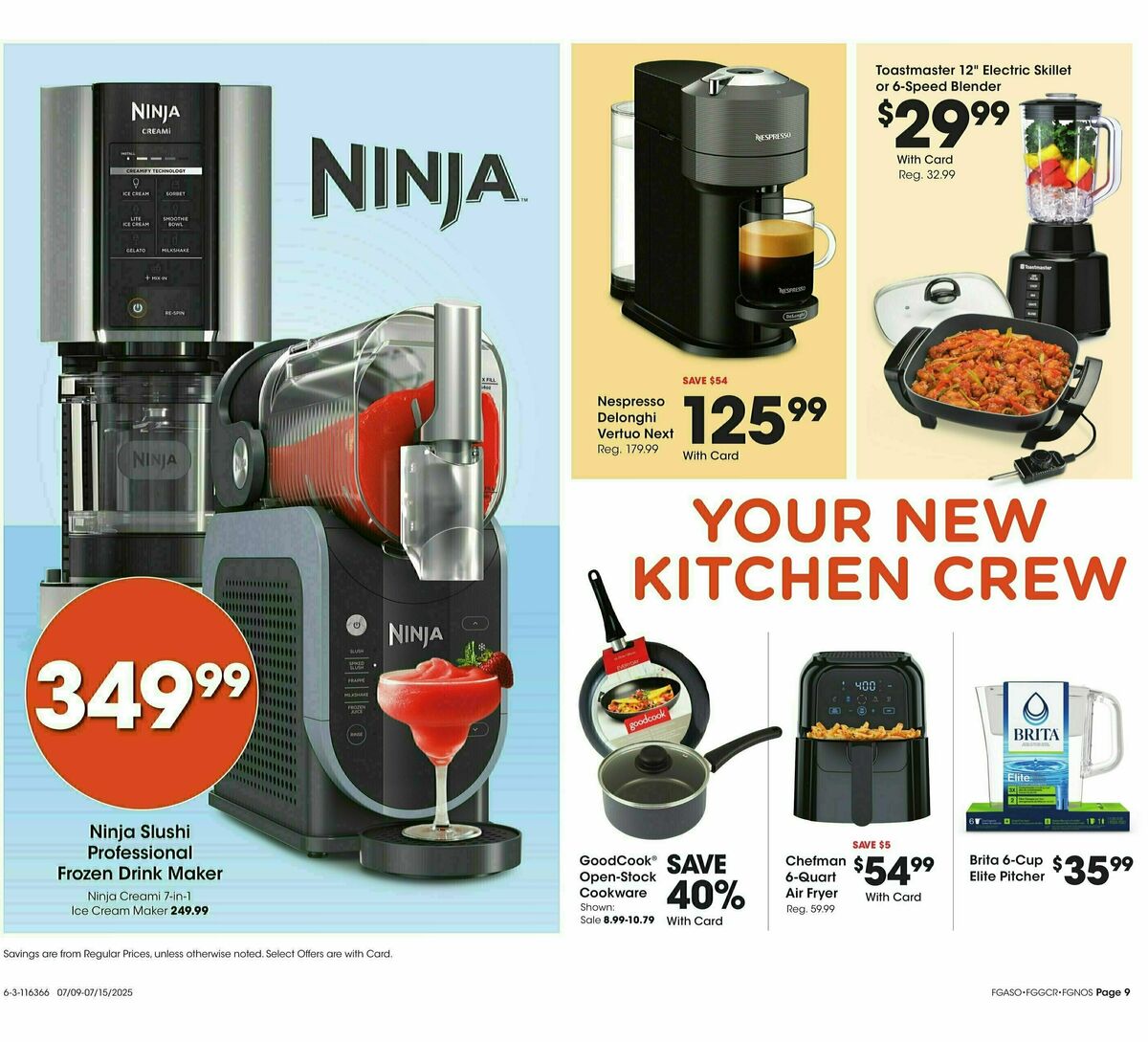 Fred Meyer Home & Apparel Weekly Ad from July 9