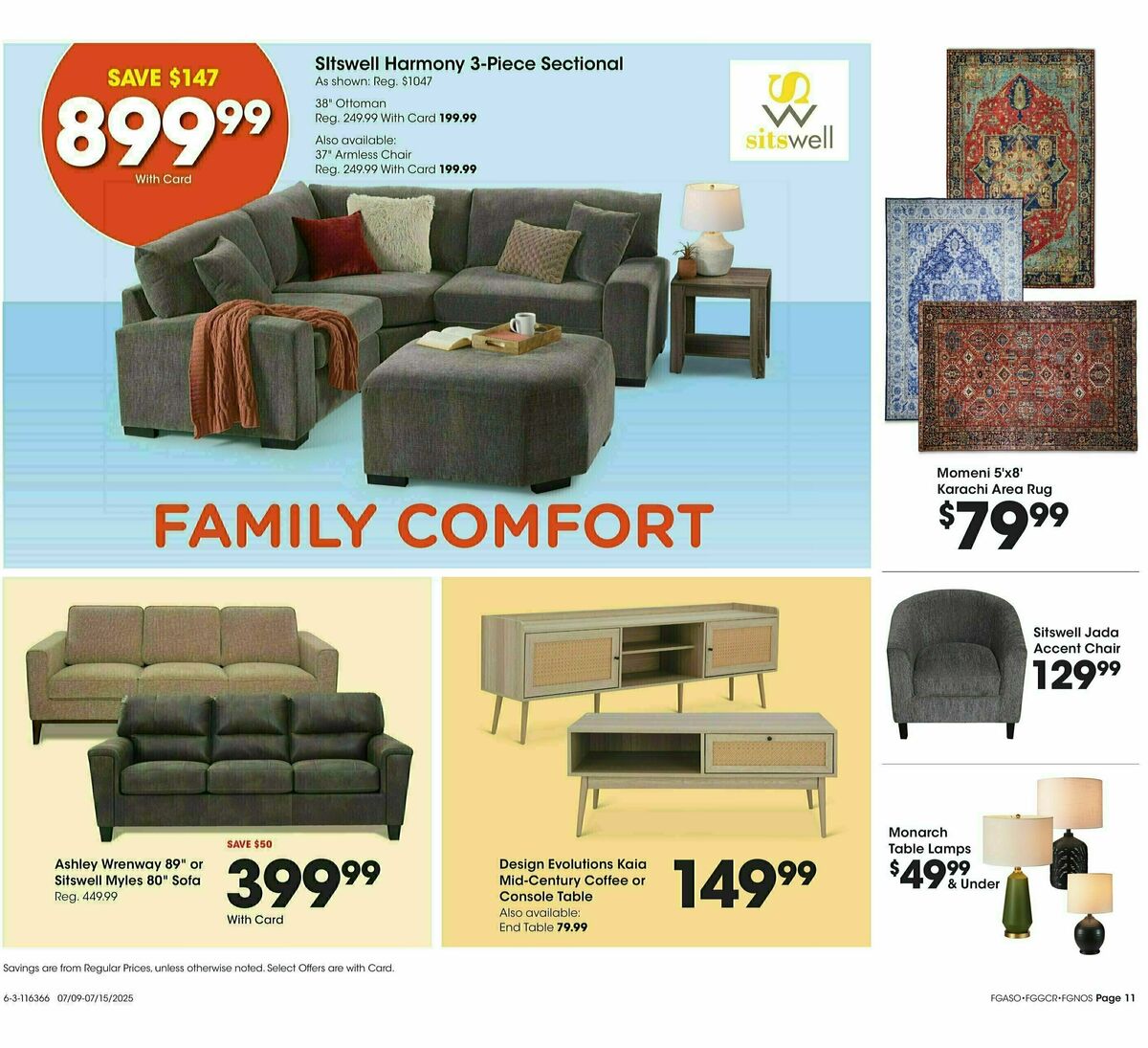 Fred Meyer Home & Apparel Weekly Ad from July 9