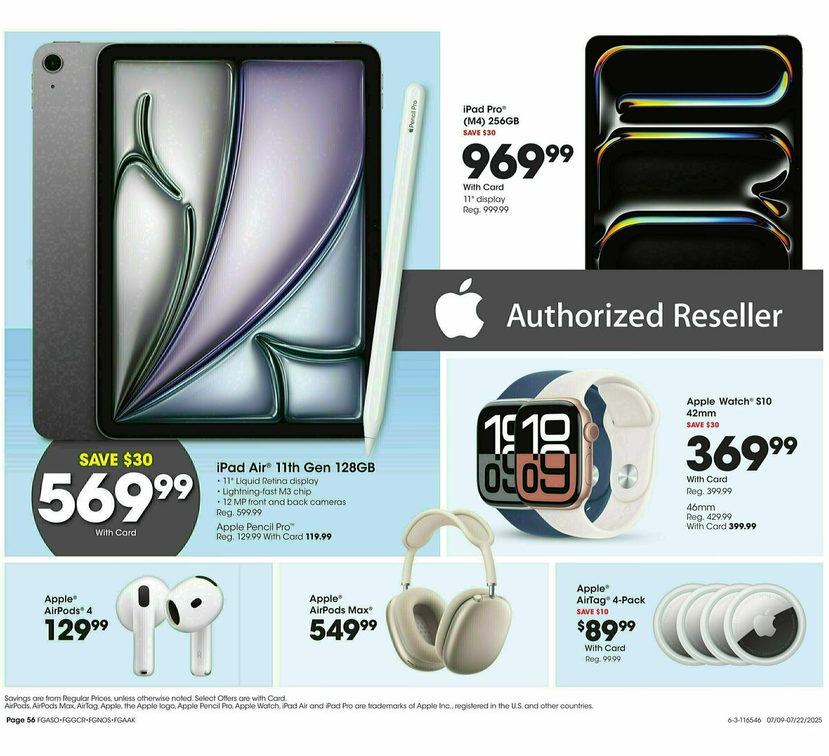 Fred Meyer Home & Apparel Weekly Ad from July 9