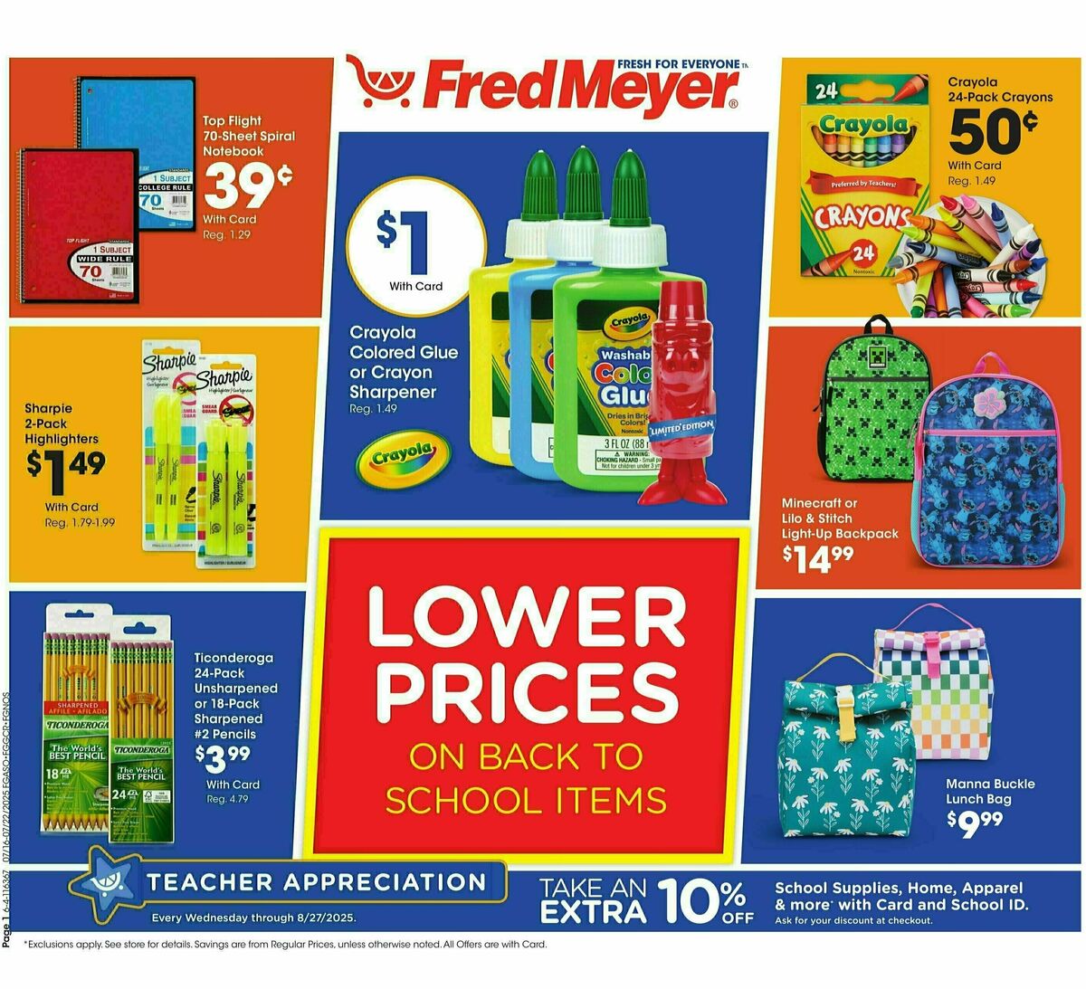 Fred Meyer Home & Apparel Weekly Ad from July 16
