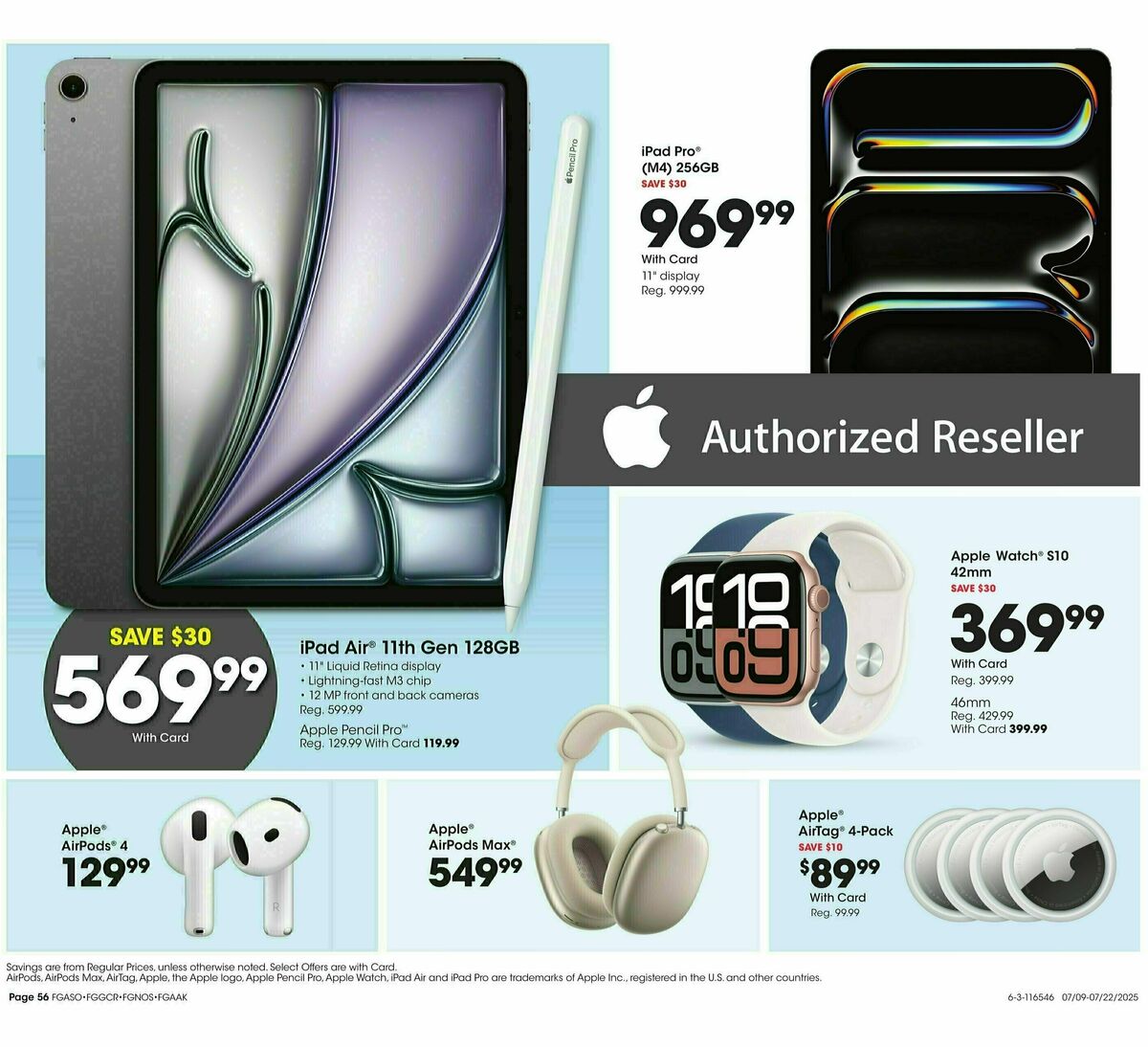 Fred Meyer Home & Apparel Weekly Ad from July 16