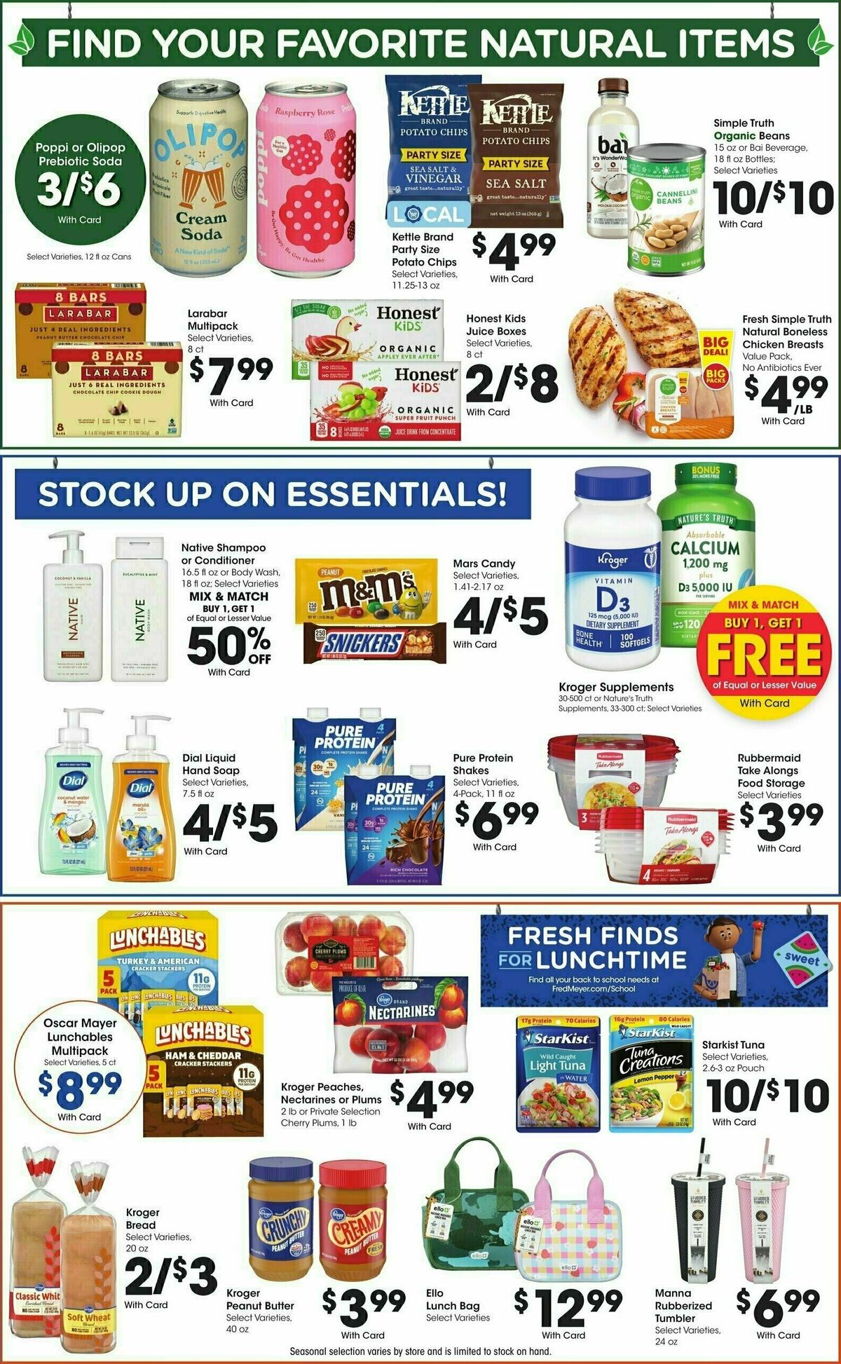 Fred Meyer Weekly Ad from July 23