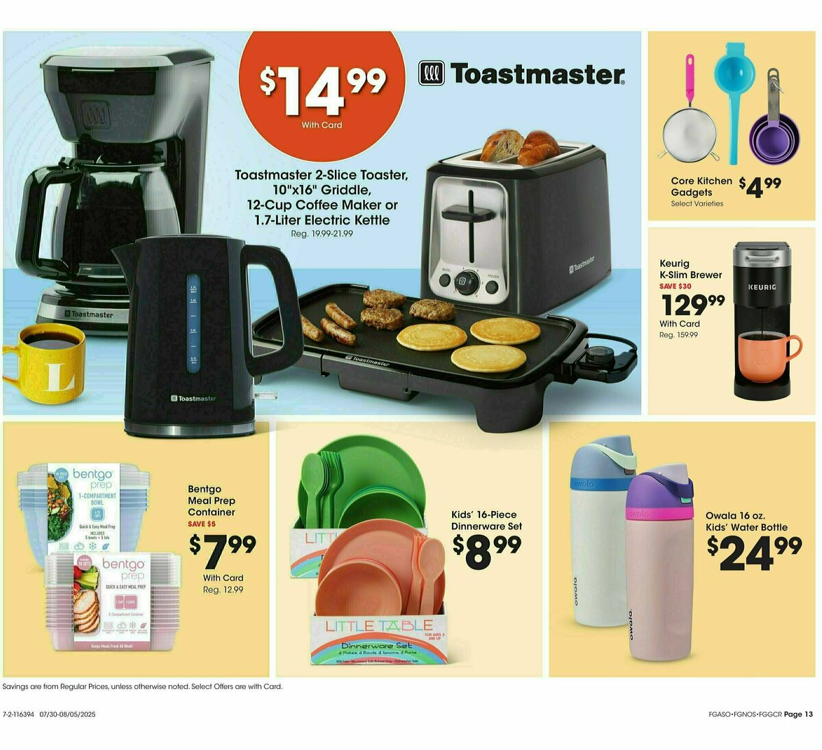 Fred Meyer Home & Apparel Weekly Ad from July 30