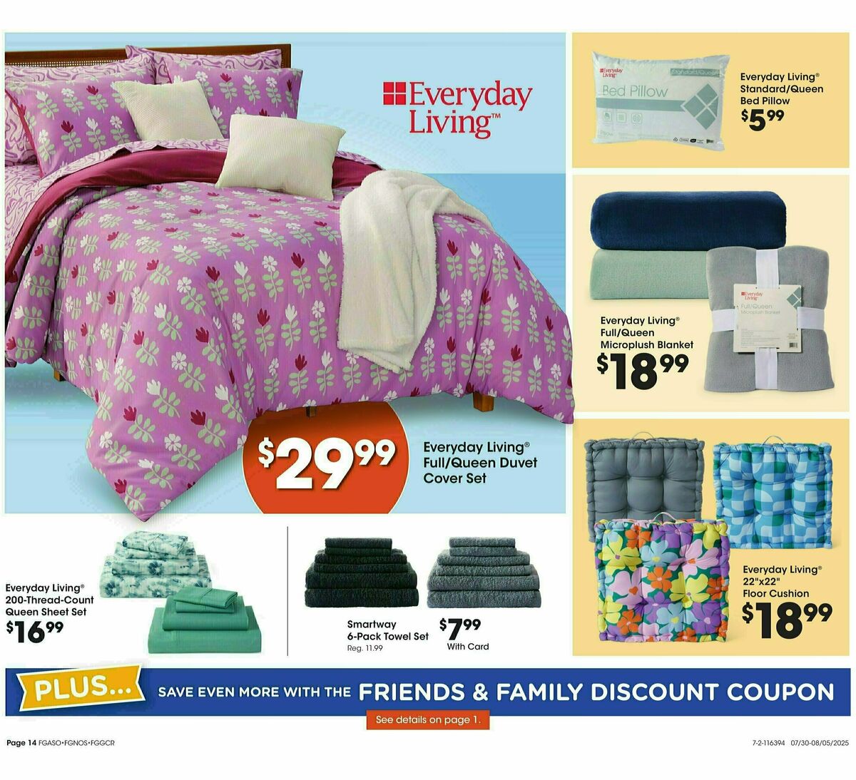 Fred Meyer Home & Apparel Weekly Ad from July 30