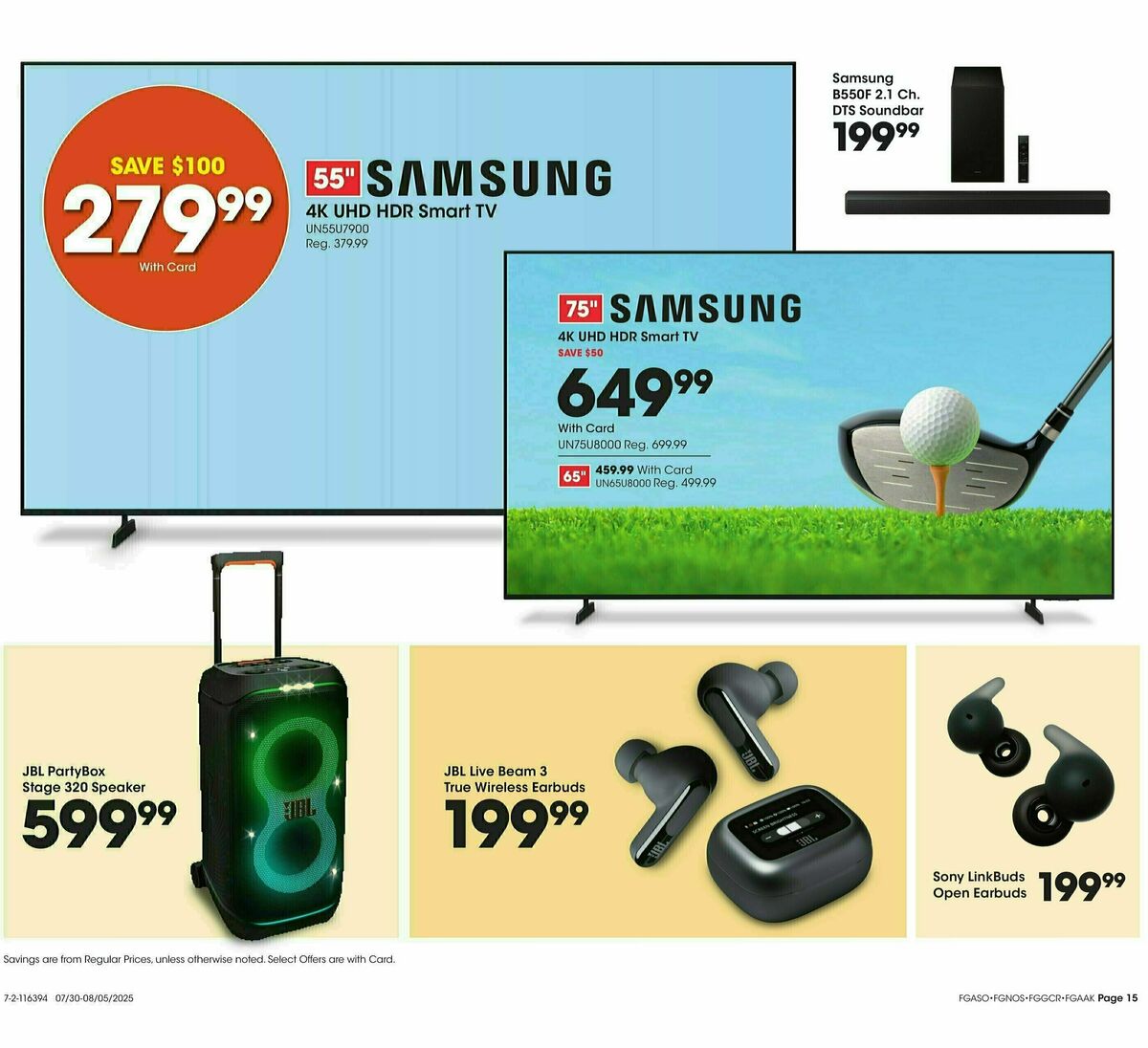 Fred Meyer Home & Apparel Weekly Ad from July 30